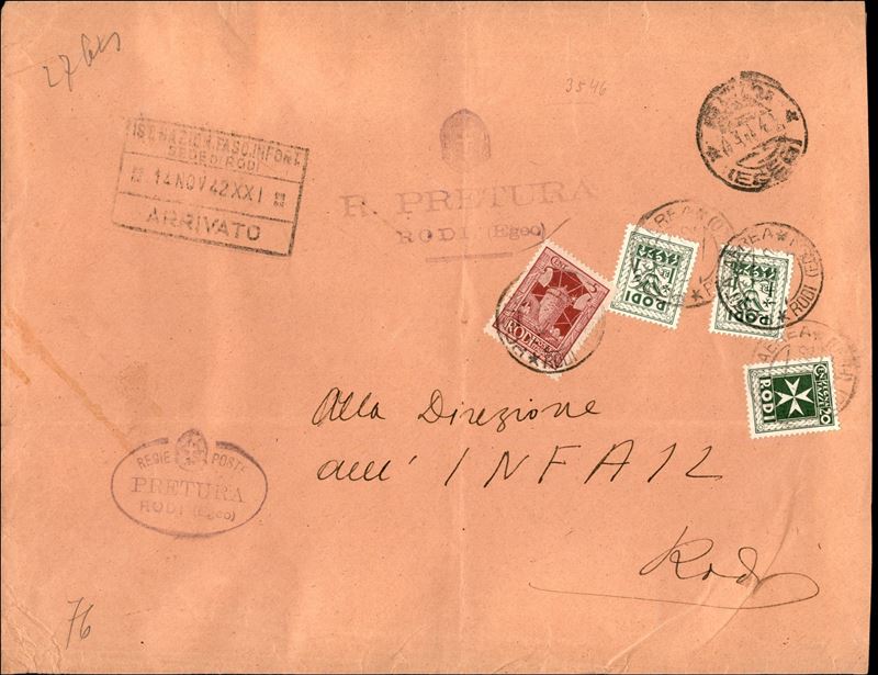 Italia / Colonie / Egeo / Segnatasse
