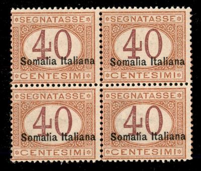 Italia / Colonie / Somalia / Segnatasse