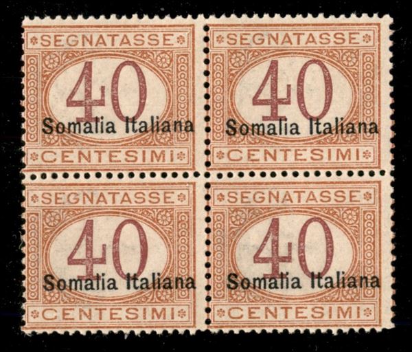 ITALIA / Colonie / Somalia / Segnatasse