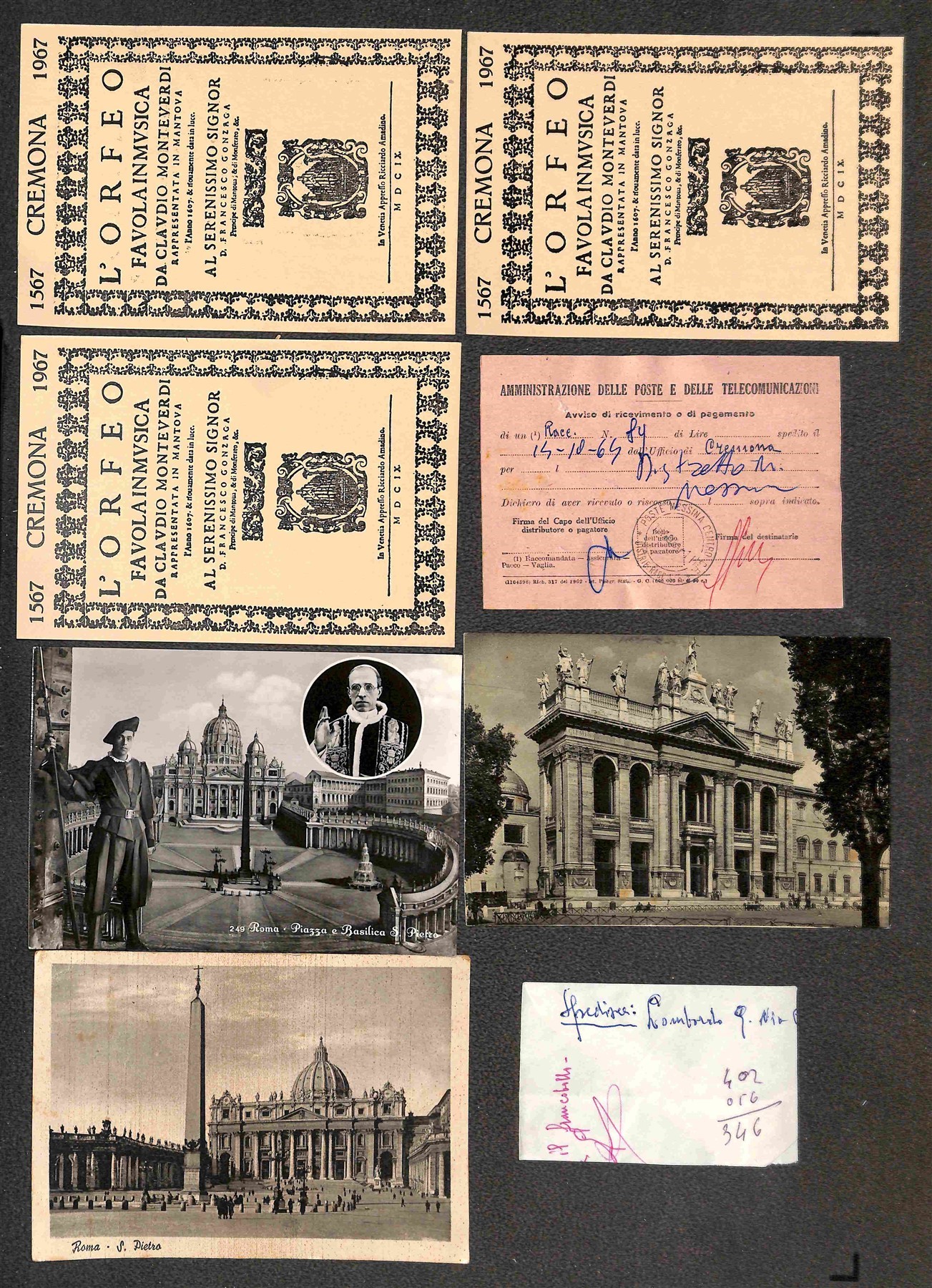 Area Italiana / Posta Ordinaria