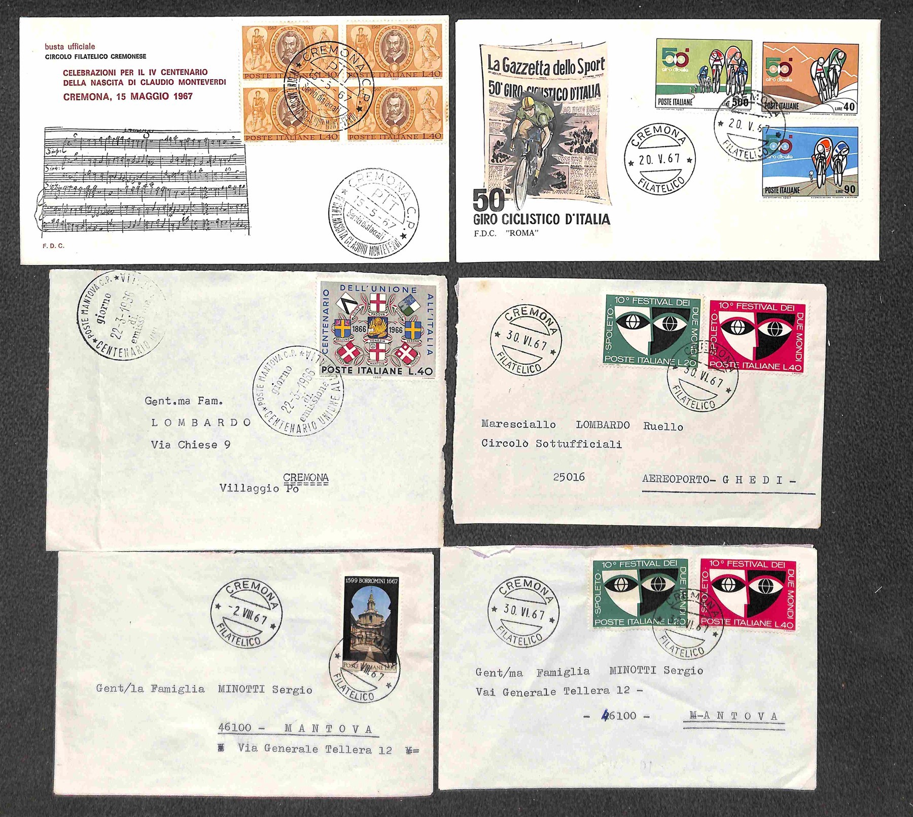 Area Italiana / Posta Ordinaria