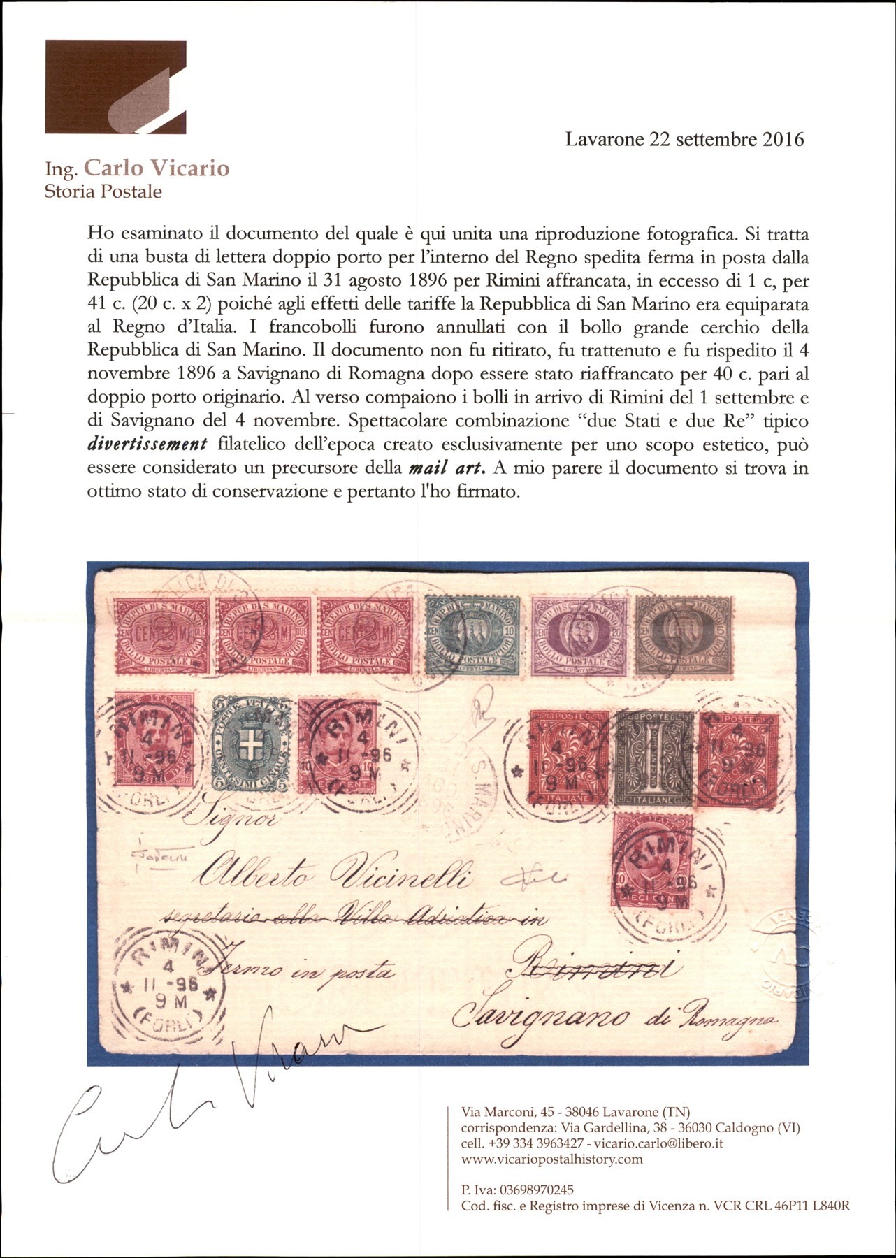 San Marino / Posta Ordinaria