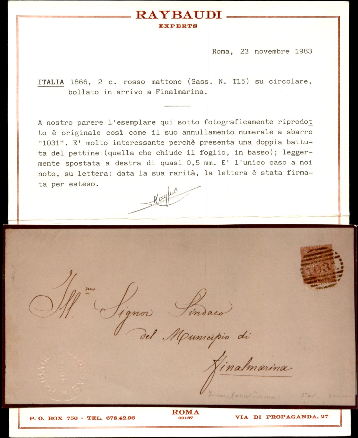 ITALIA / Regno / Vittorio Emanuele II / Posta ordinaria