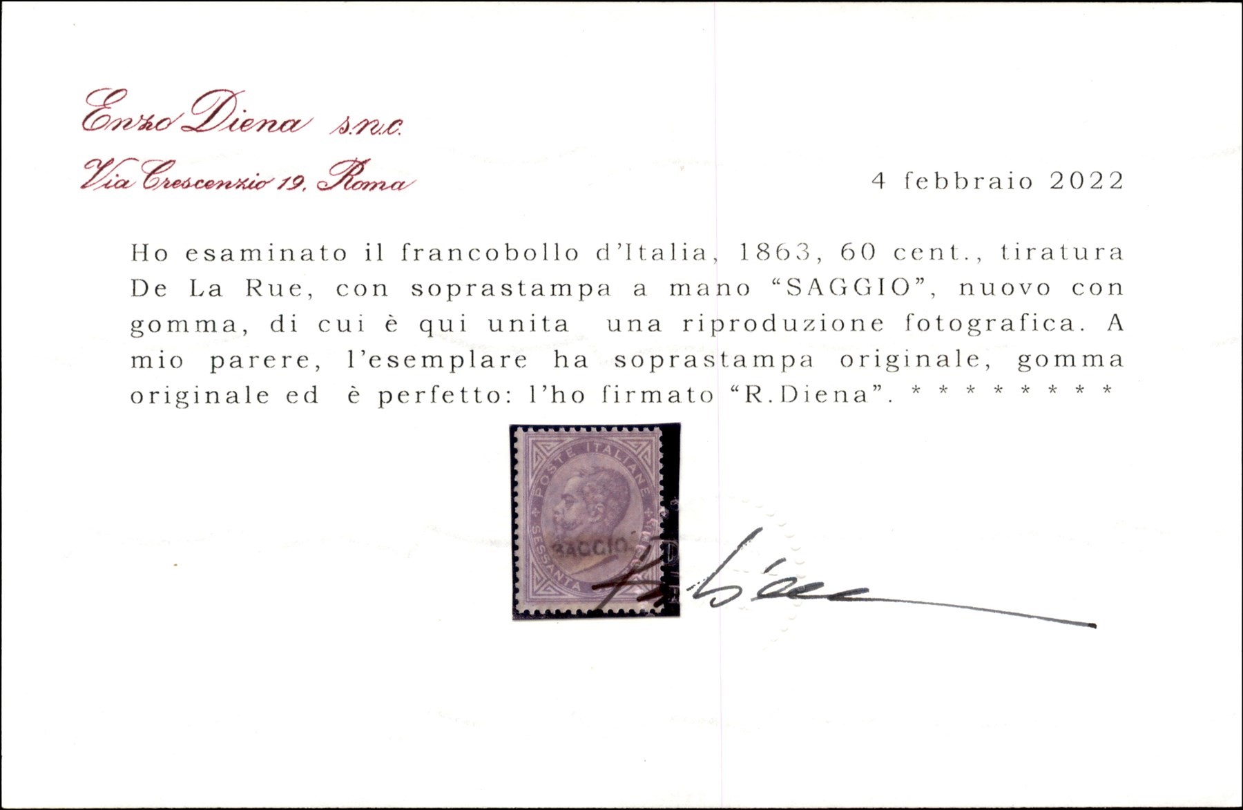 ITALIA / Regno / Vittorio Emanuele II / Saggi
