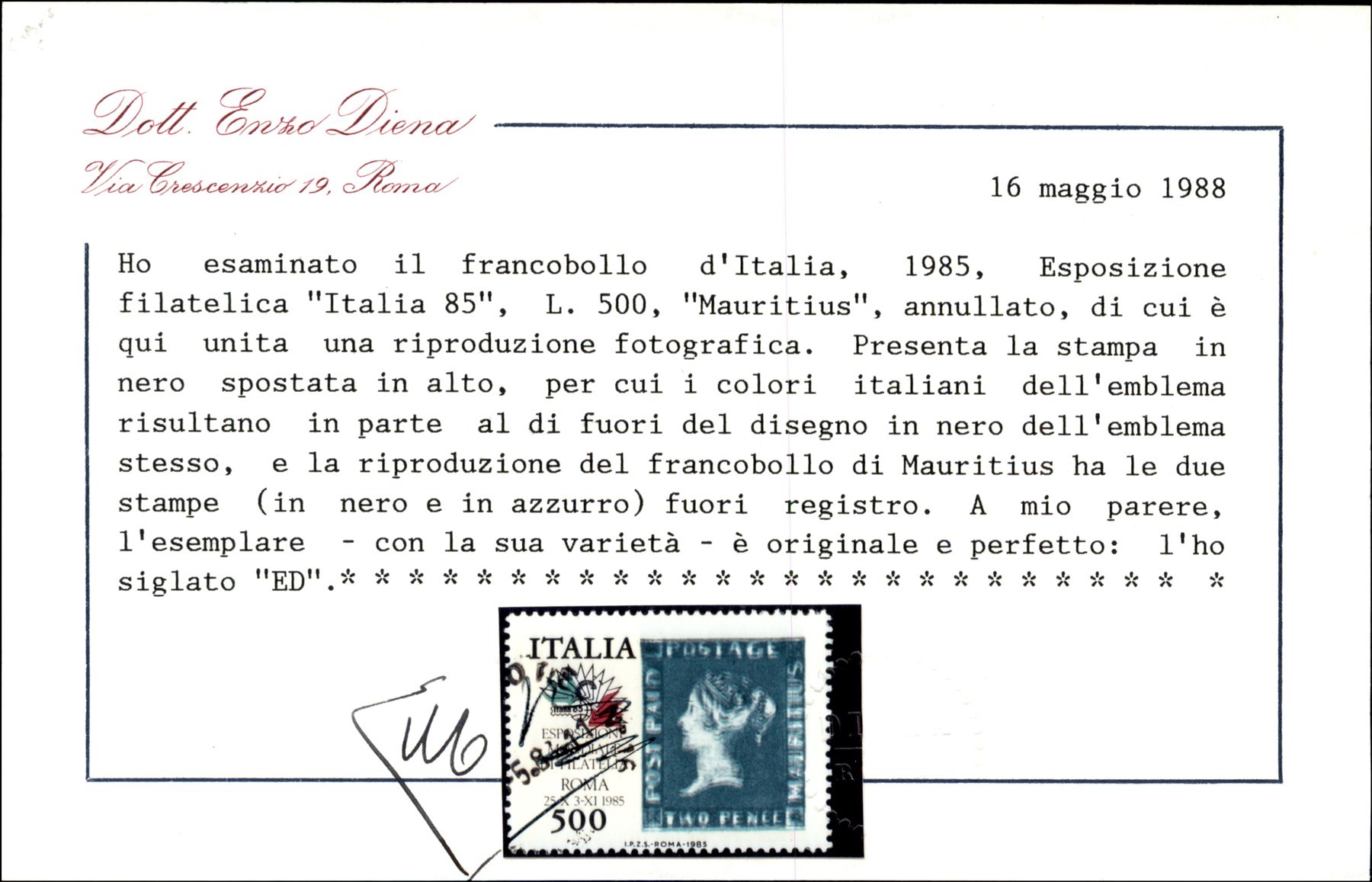 Italia / Repubblica / Posta Ordinaria