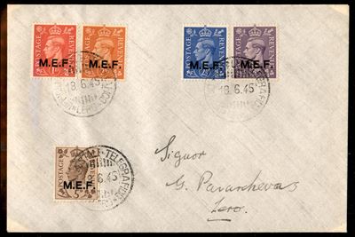 Italia / Occupazioni Straniere delle Colonie / Occupazione Britannica / M.e.f. / Posta Ordinaria