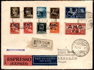 Italia / Trieste / Trieste Amg Vg / Posta Ordinaria