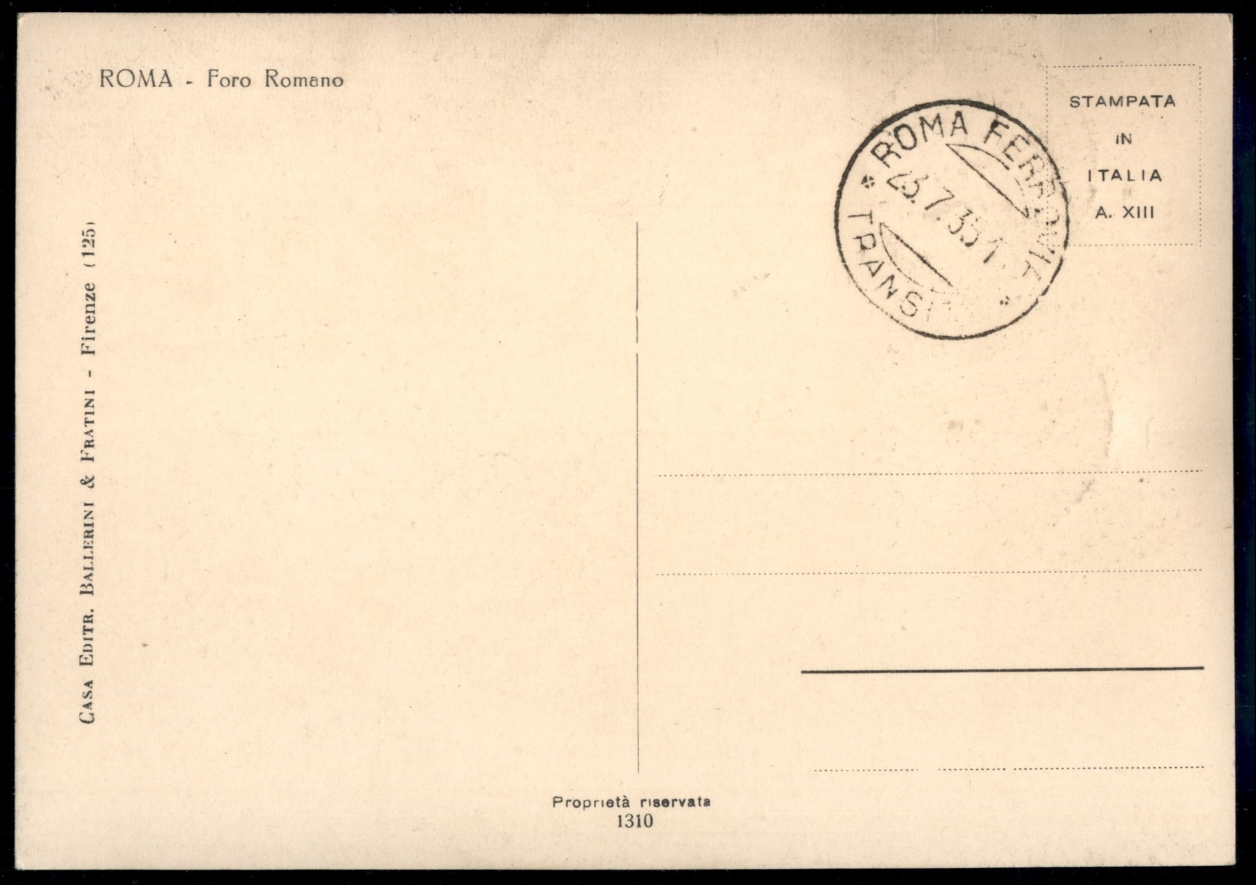 Italia / Regno / Vittorio Emanuele III / Posta Ordinaria