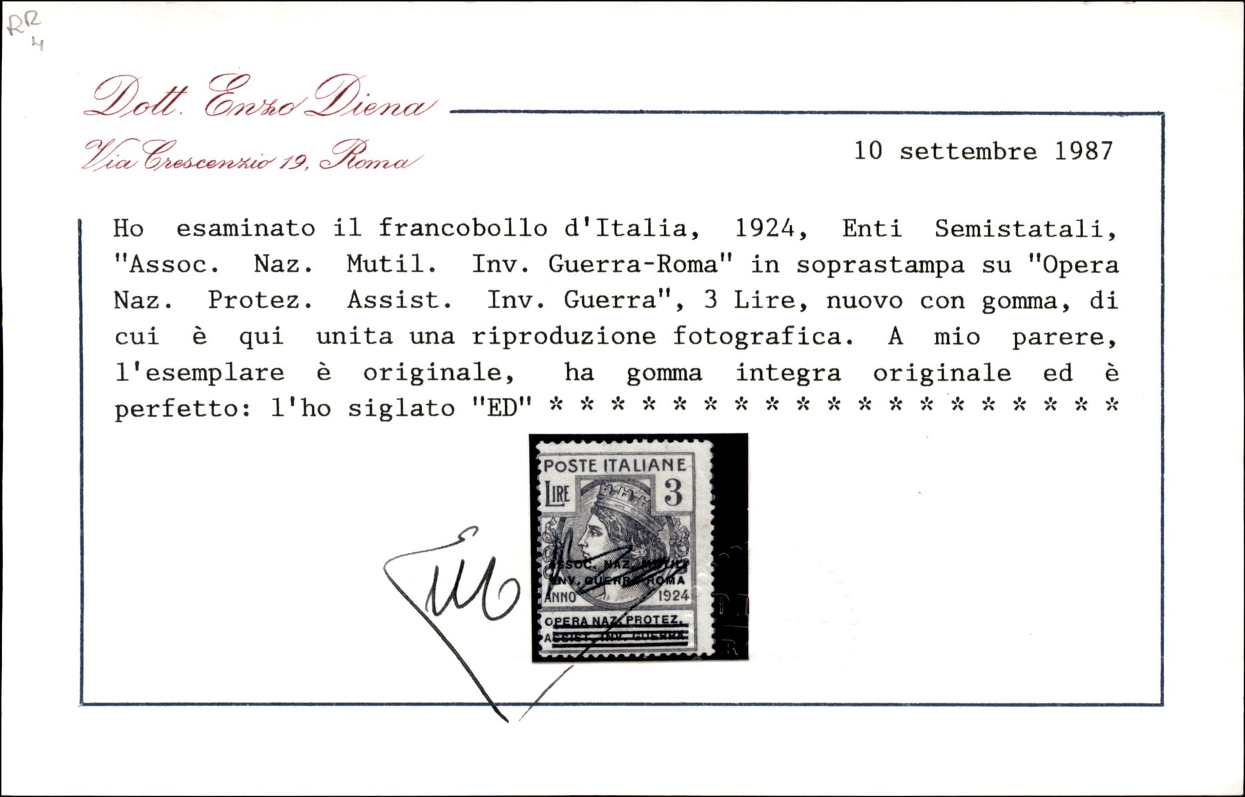 Italia / Regno / Vittorio Emanuele III / Posta Ordinaria