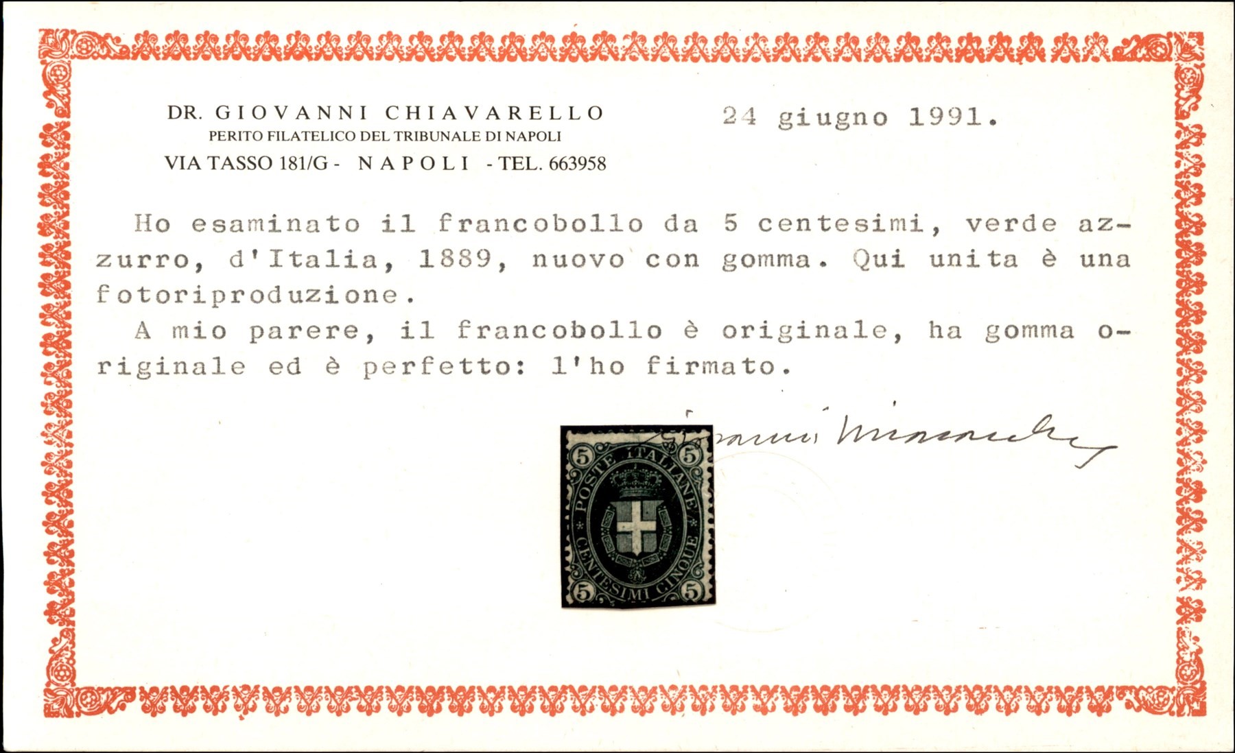 Italia / Regno / Vittorio Emanuele II / Posta Ordinaria