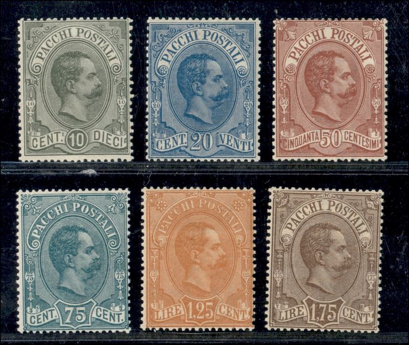 Italia / Regno / Umberto i / Pacchi Postali