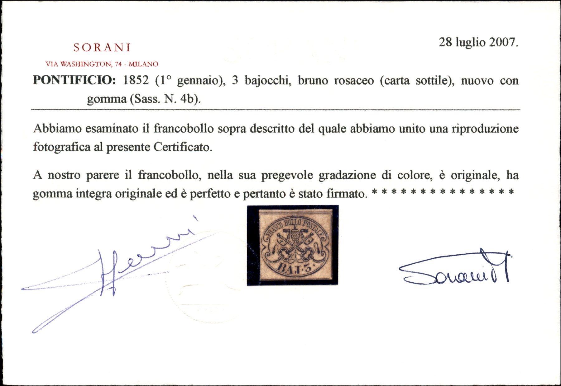 Italia / Antichi Stati Italiani / Stato Pontificio / Posta Ordinaria