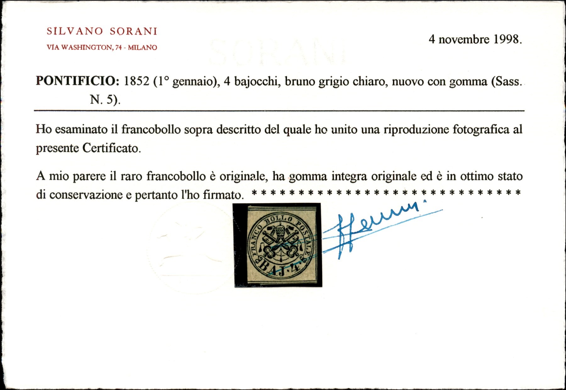 Italia / Antichi Stati Italiani / Stato Pontificio / Posta Ordinaria