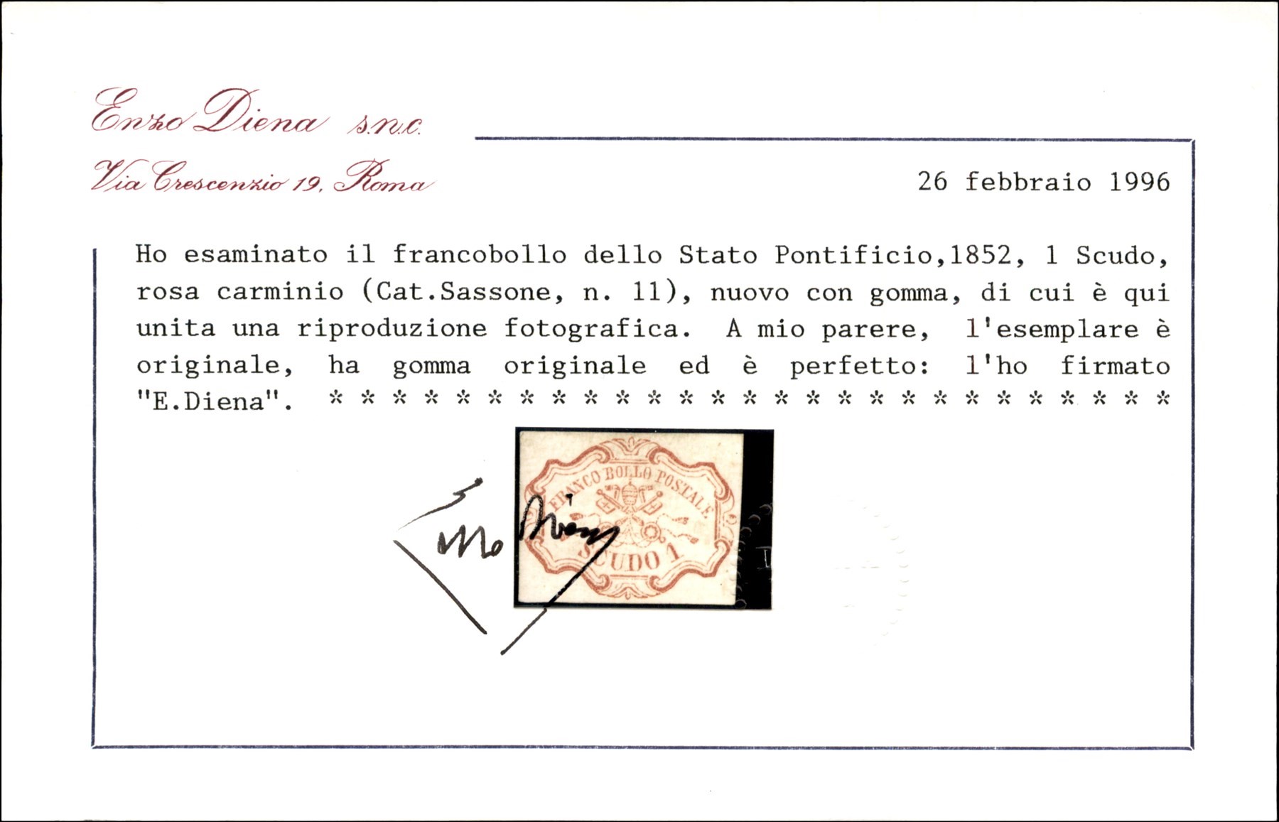 Italia / Antichi Stati Italiani / Stato Pontificio / Posta Ordinaria