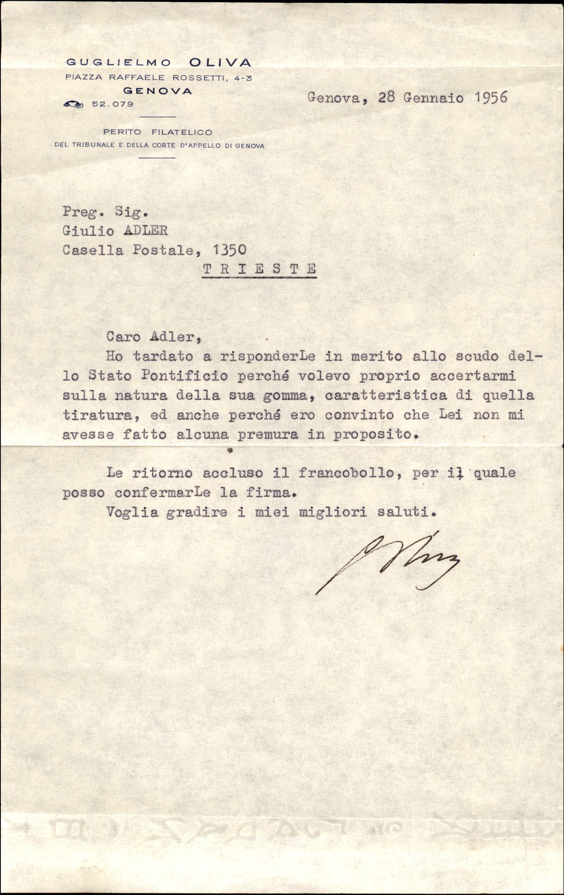 Italia / Antichi Stati Italiani / Stato Pontificio / Posta Ordinaria