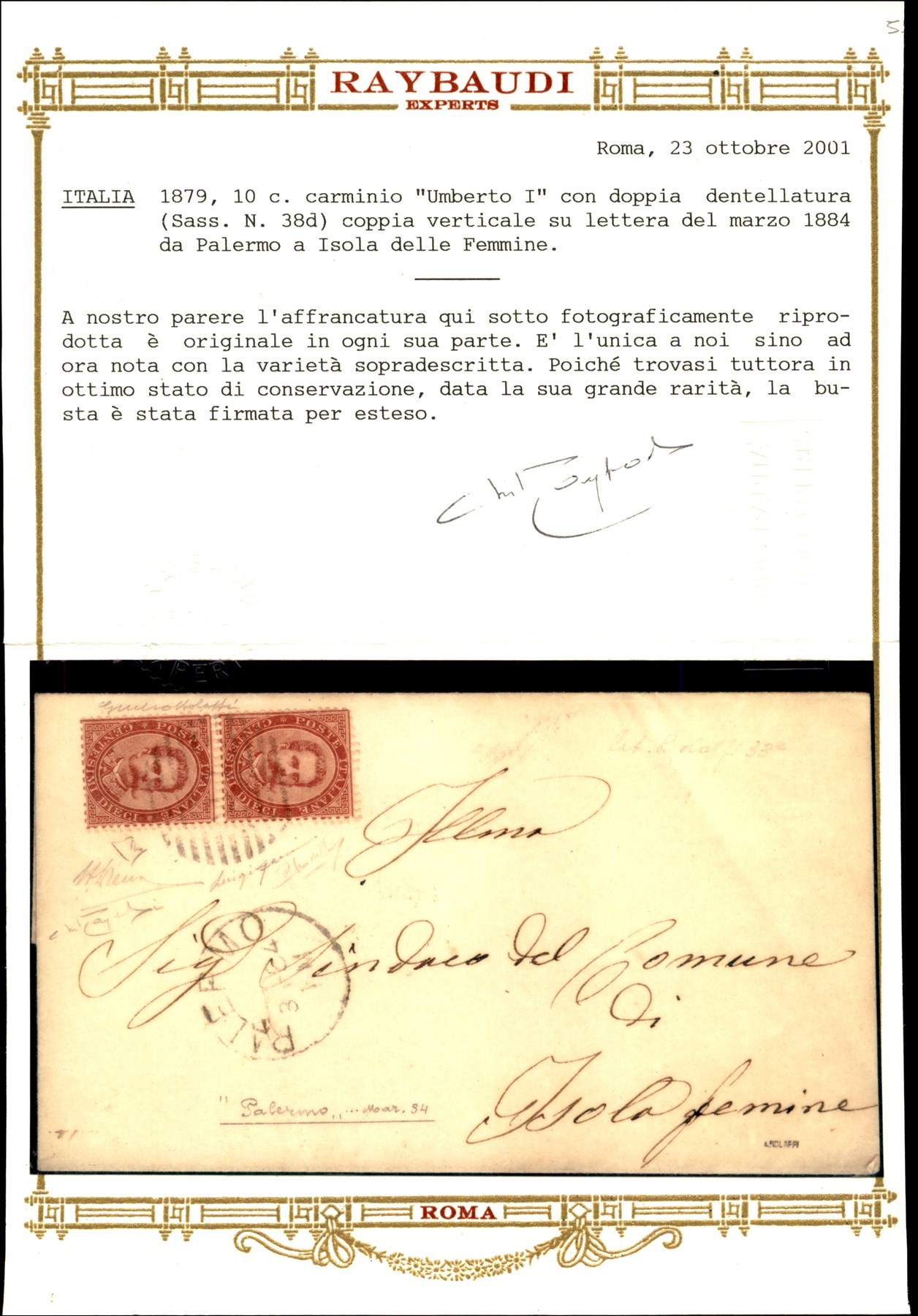 Italia / Regno / Umberto i / Posta Ordinaria