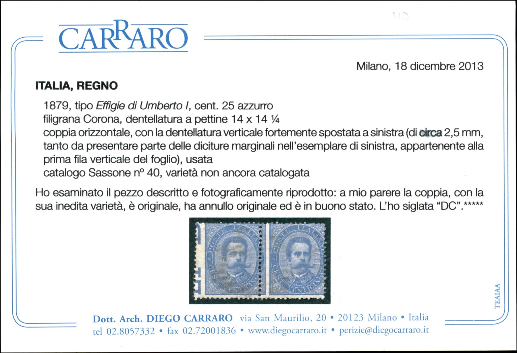 Italia / Regno / Posta Ordinaria