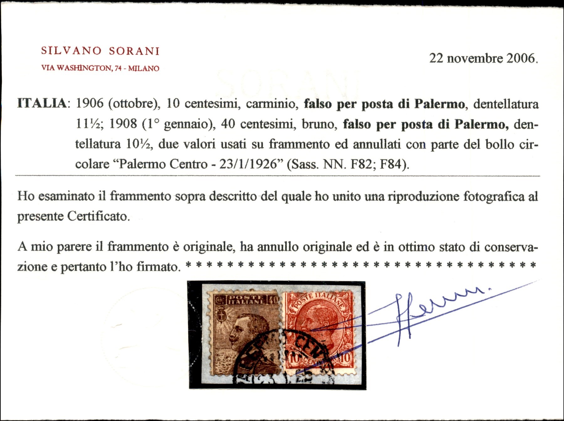 Italia / Regno / Vittorio Emanuele III / Falso Dell'epoca