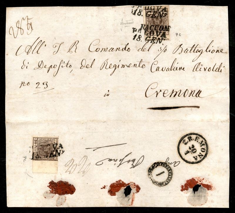 ITALIA / Antichi Stati Italiani / Lombardo Veneto / Posta ordinaria