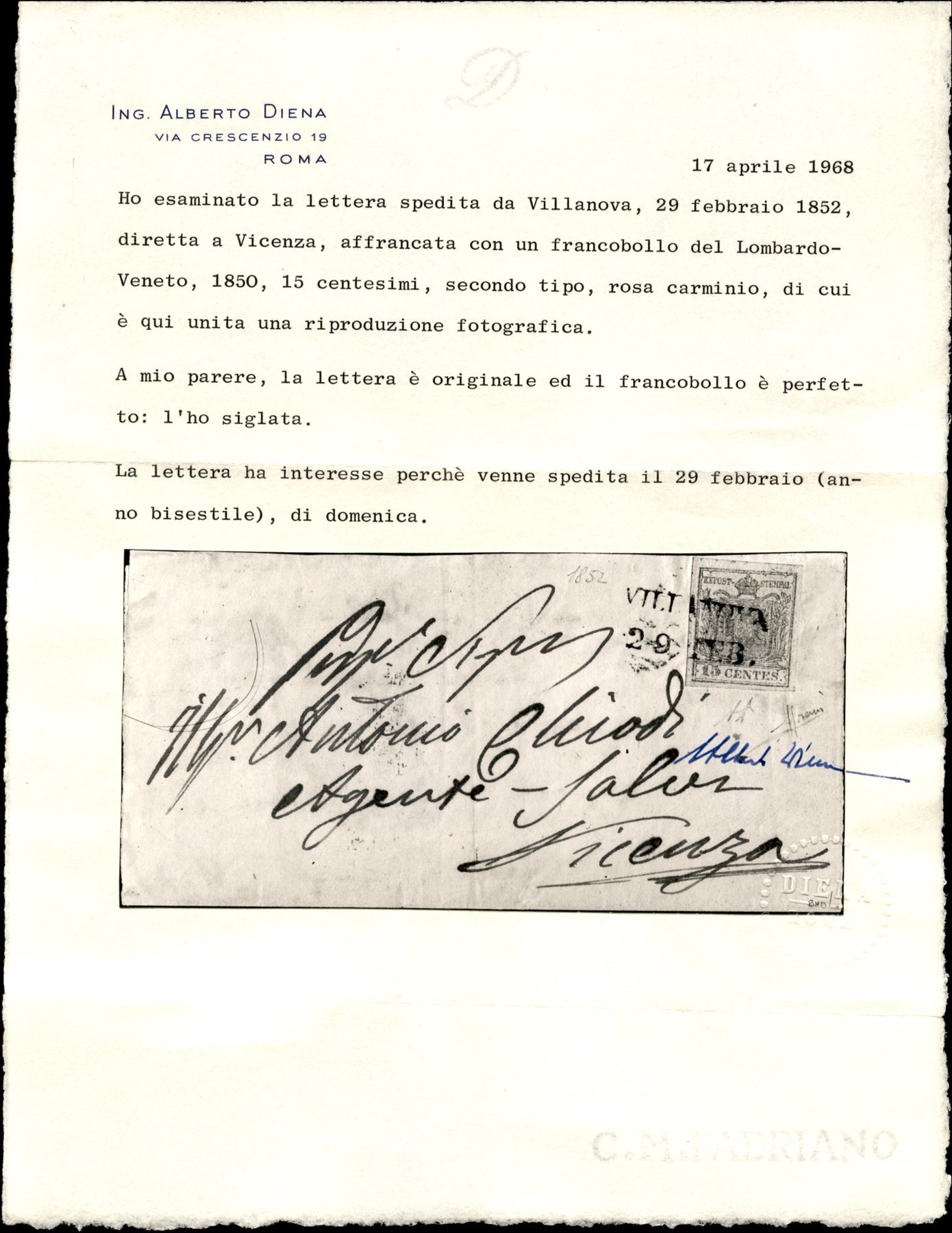 ITALIA / Antichi Stati Italiani / Lombardo Veneto / Posta ordinaria