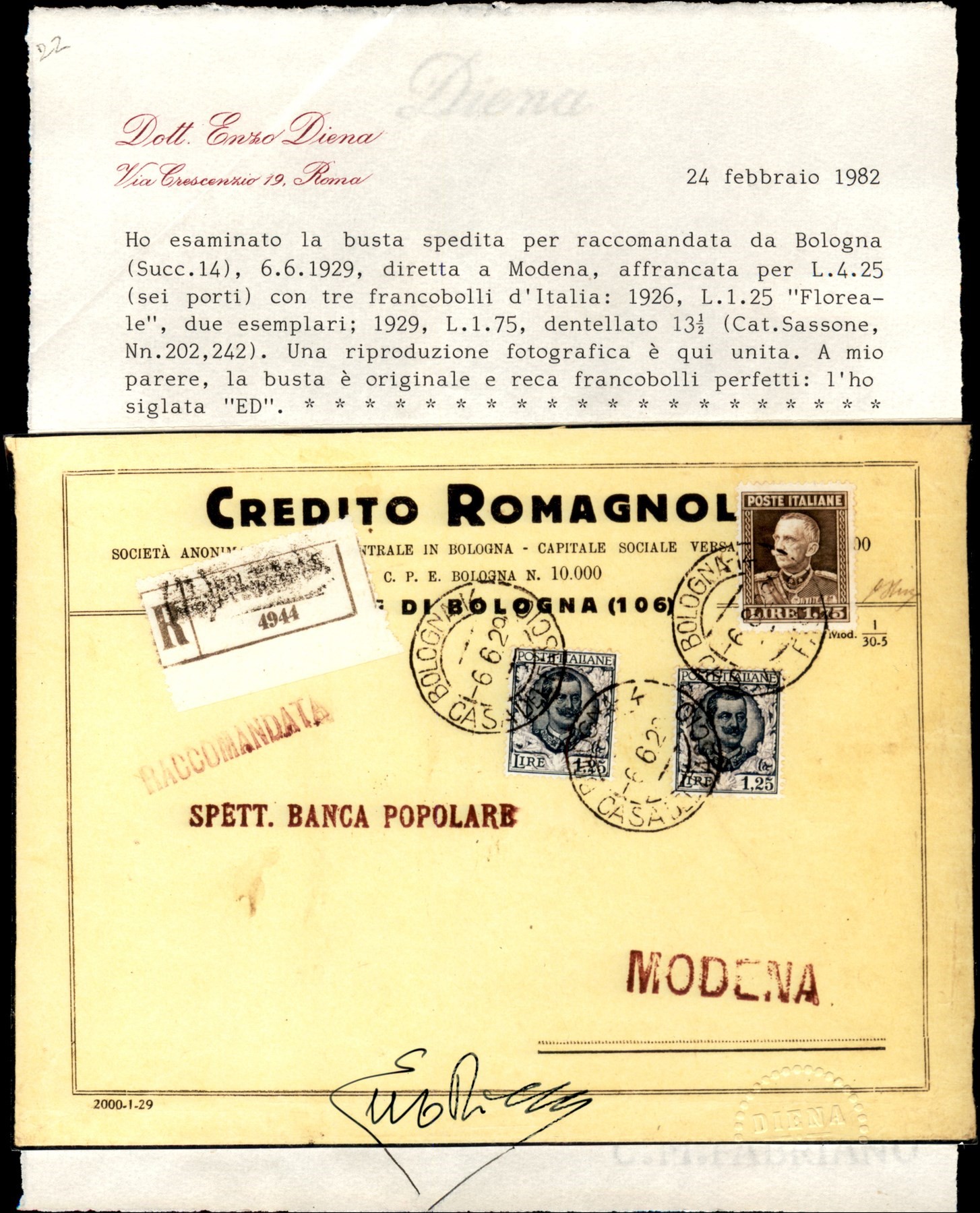 ITALIA / Regno / Vittorio Emanuele III / Posta ordinaria