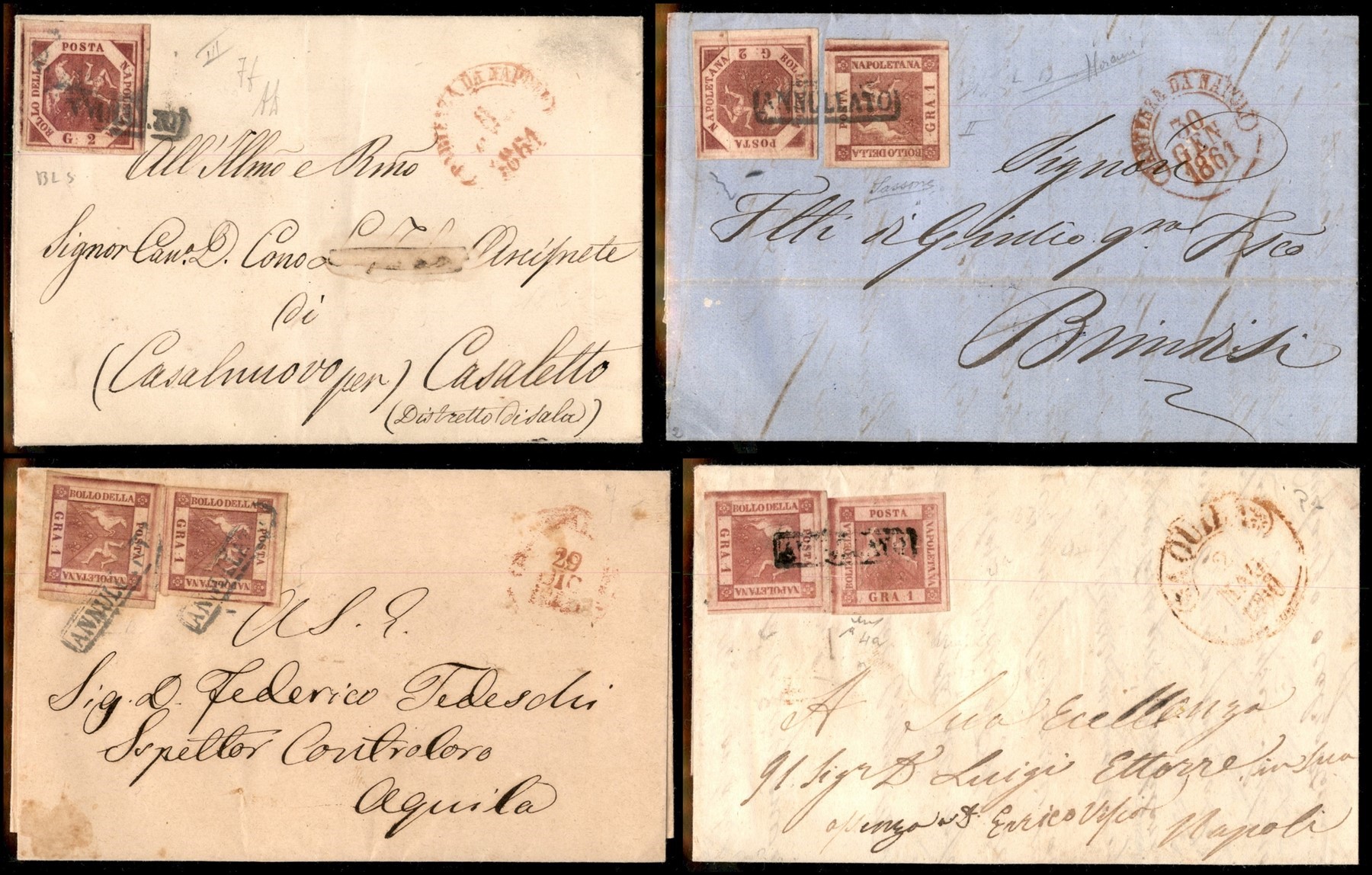 ITALIA / Antichi Stati Italiani / Napoli / Posta ordinaria