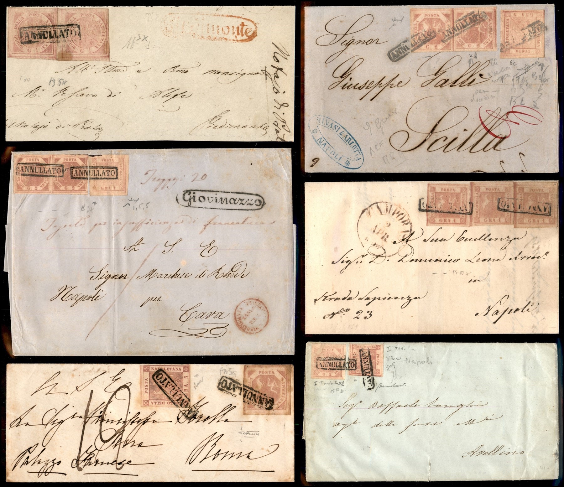ITALIA / Antichi Stati Italiani / Napoli / Posta ordinaria