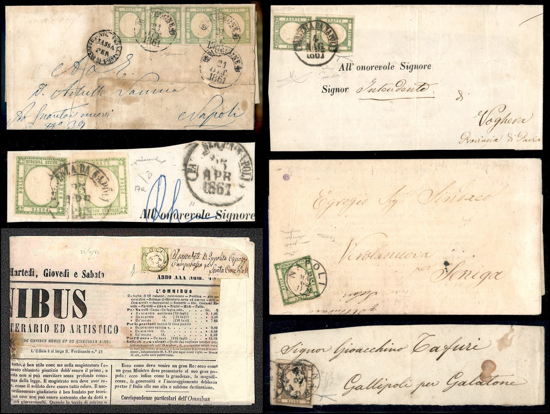 ITALIA / Antichi Stati Italiani / Province Napoletane / Posta ordinaria