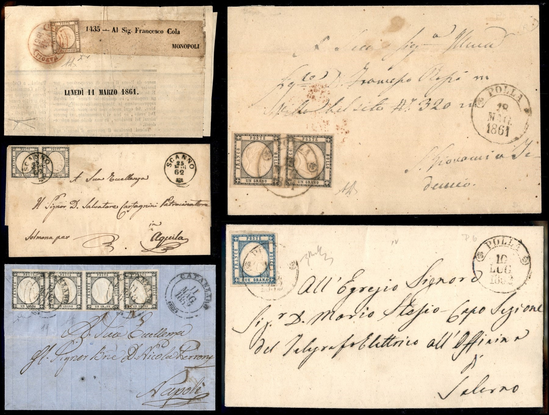 ITALIA / Antichi Stati Italiani / Province Napoletane / Posta ordinaria