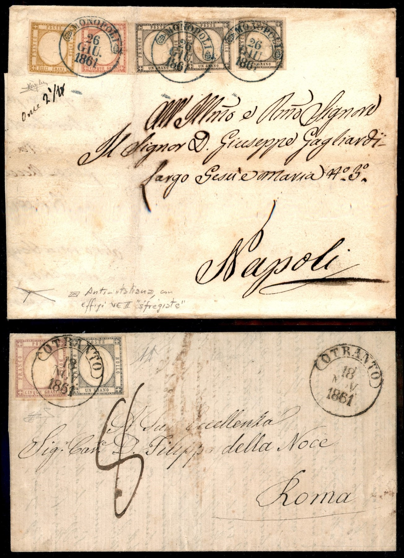 ITALIA / Antichi Stati Italiani / Province Napoletane / Posta ordinaria