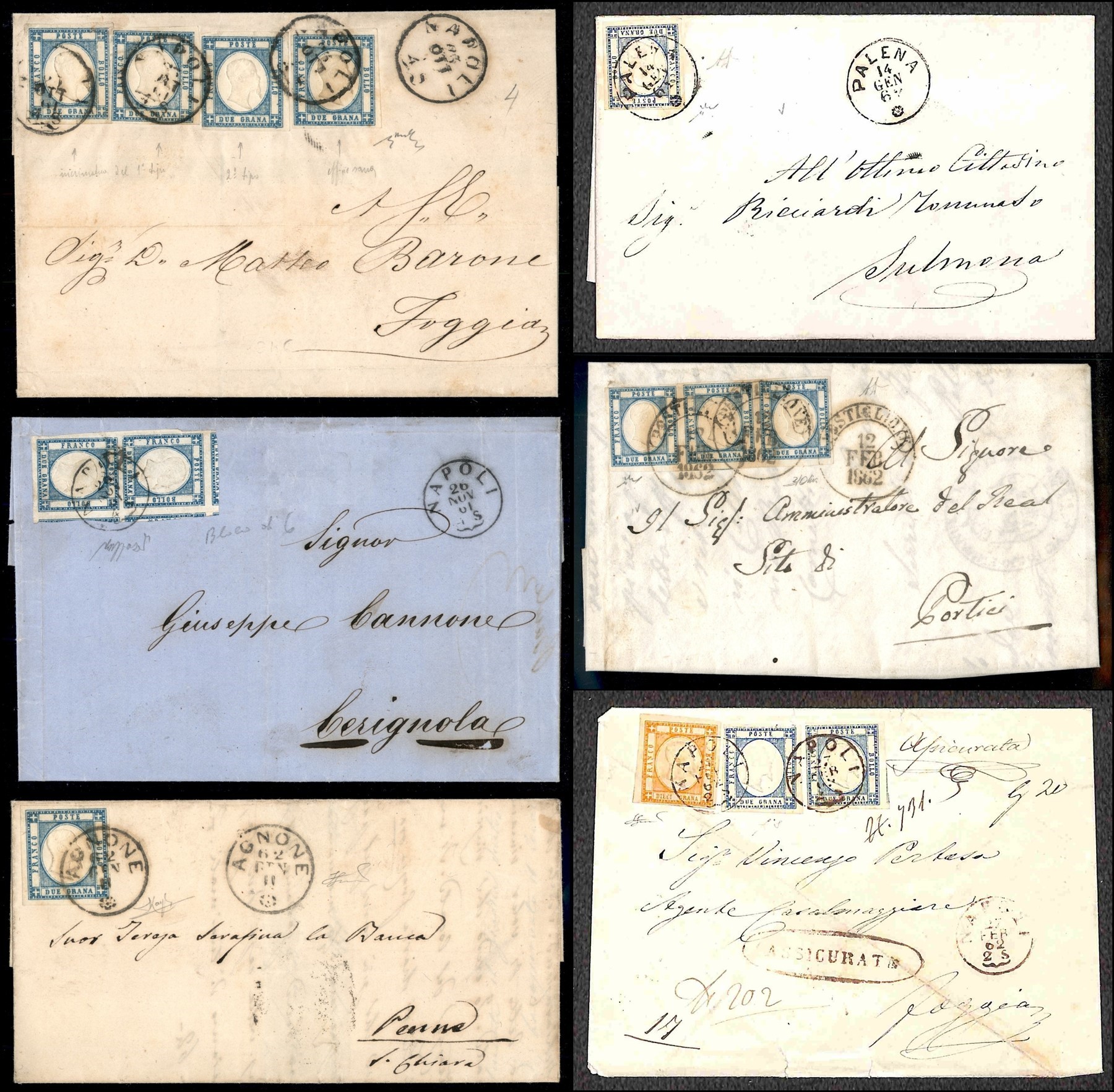 ITALIA / Antichi Stati Italiani / Province Napoletane / Posta ordinaria