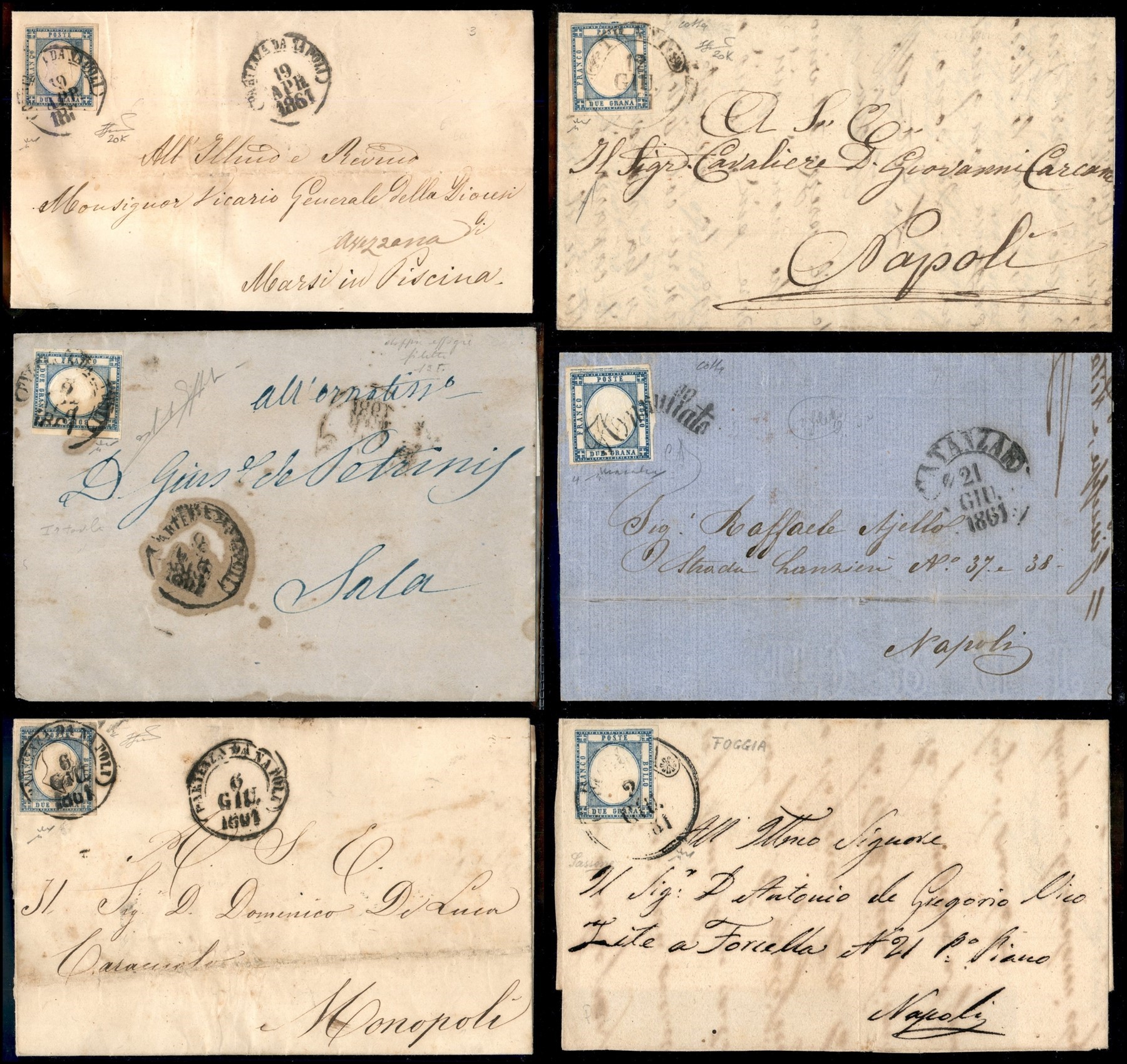 ITALIA / Antichi Stati Italiani / Province Napoletane / Posta ordinaria