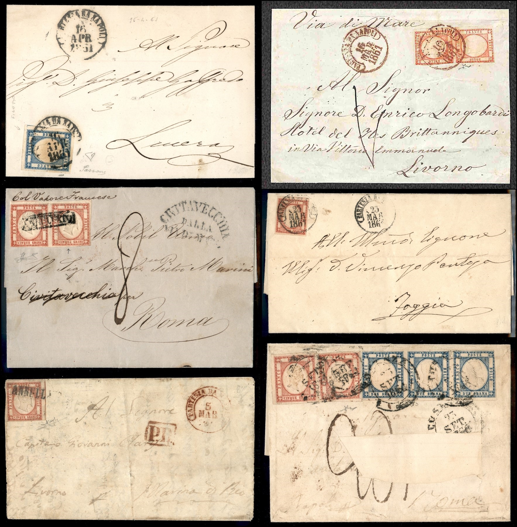 ITALIA / Antichi Stati Italiani / Province Napoletane / Posta ordinaria