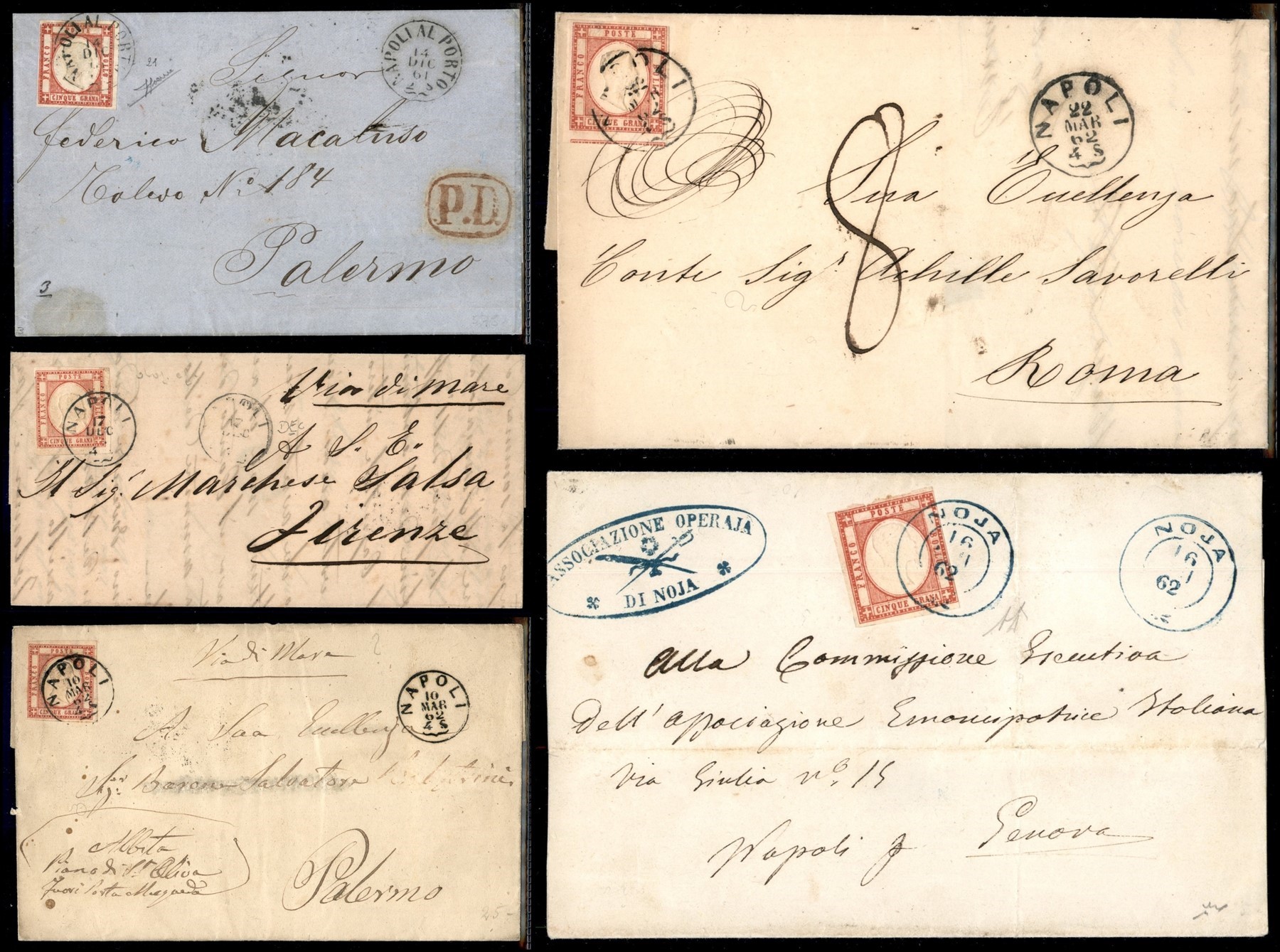 ITALIA / Antichi Stati Italiani / Province Napoletane / Posta ordinaria