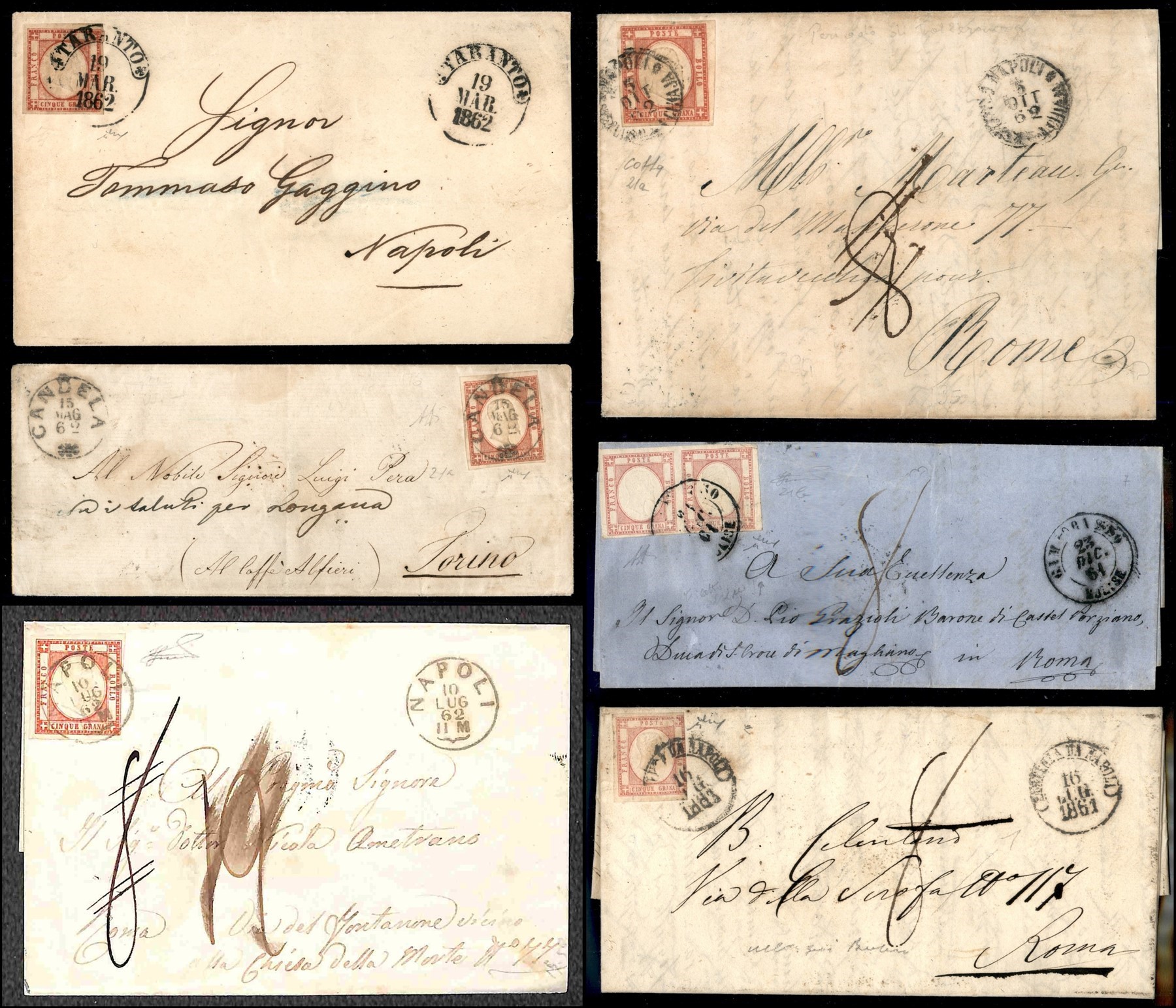 ITALIA / Antichi Stati Italiani / Province Napoletane / Posta ordinaria