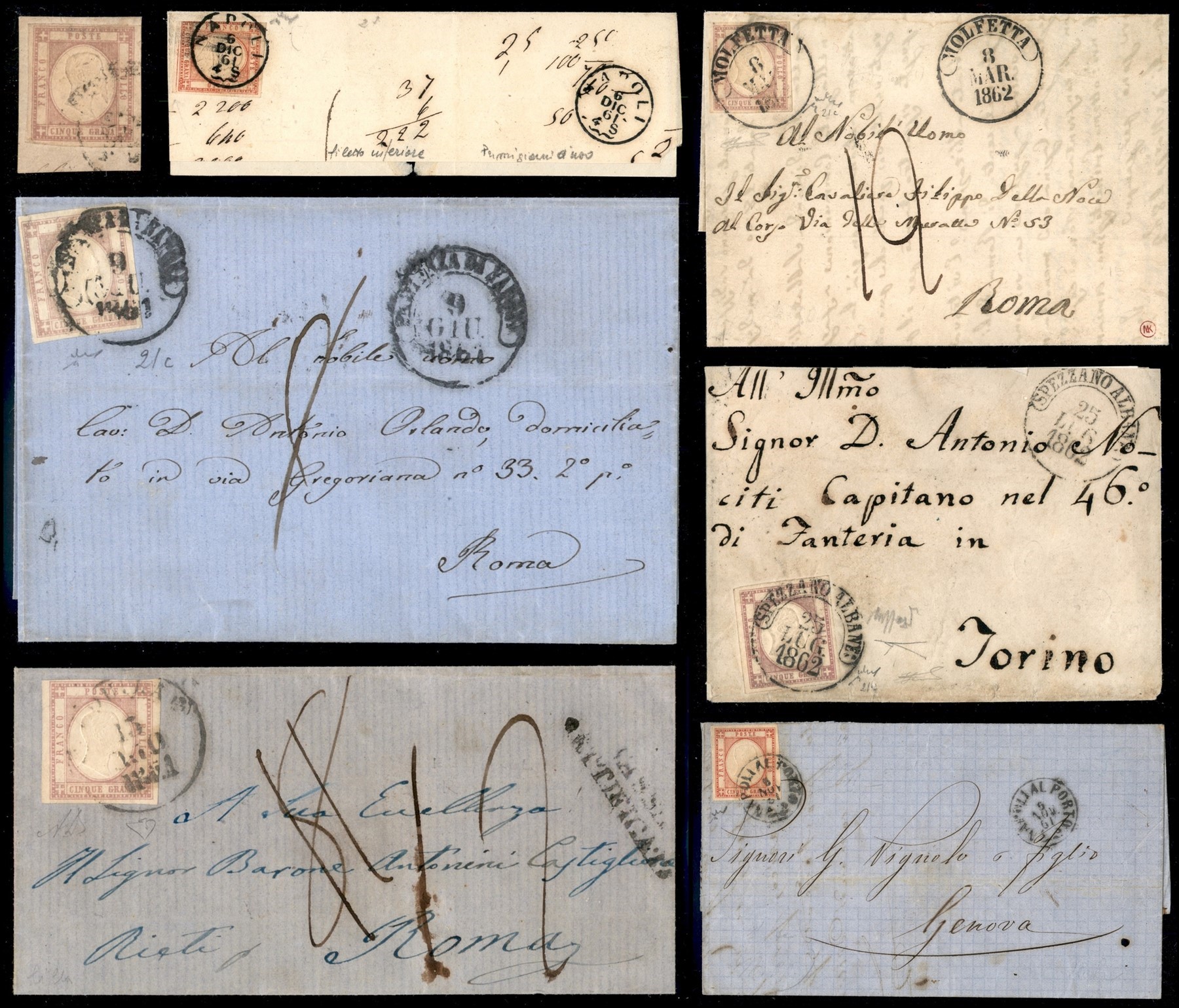 ITALIA / Antichi Stati Italiani / Province Napoletane / Posta ordinaria