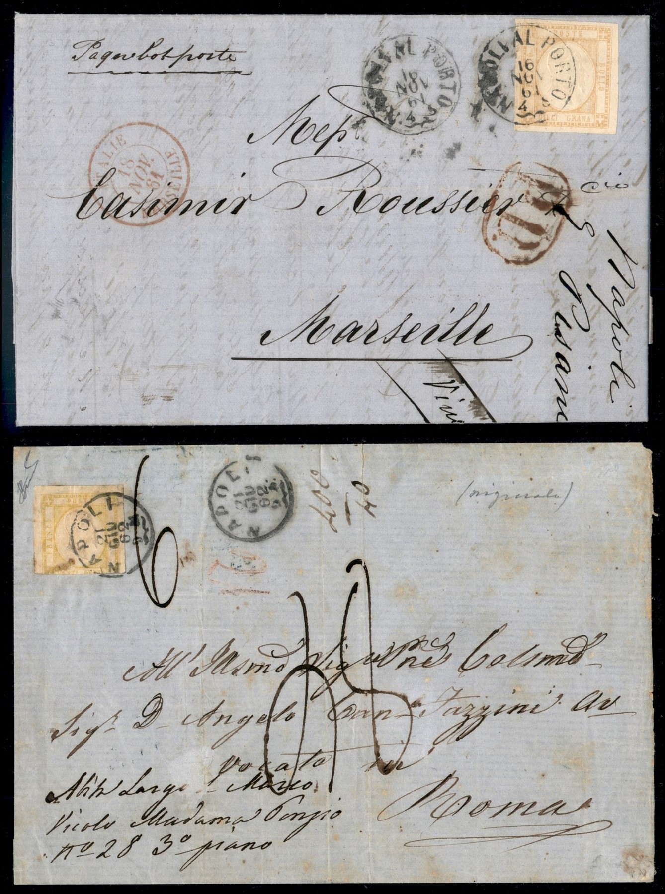 ITALIA / Antichi Stati Italiani / Province Napoletane / Posta ordinaria