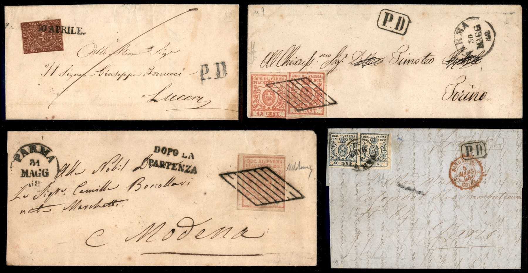 ITALIA / Antichi Stati Italiani / Parma / Posta ordinaria