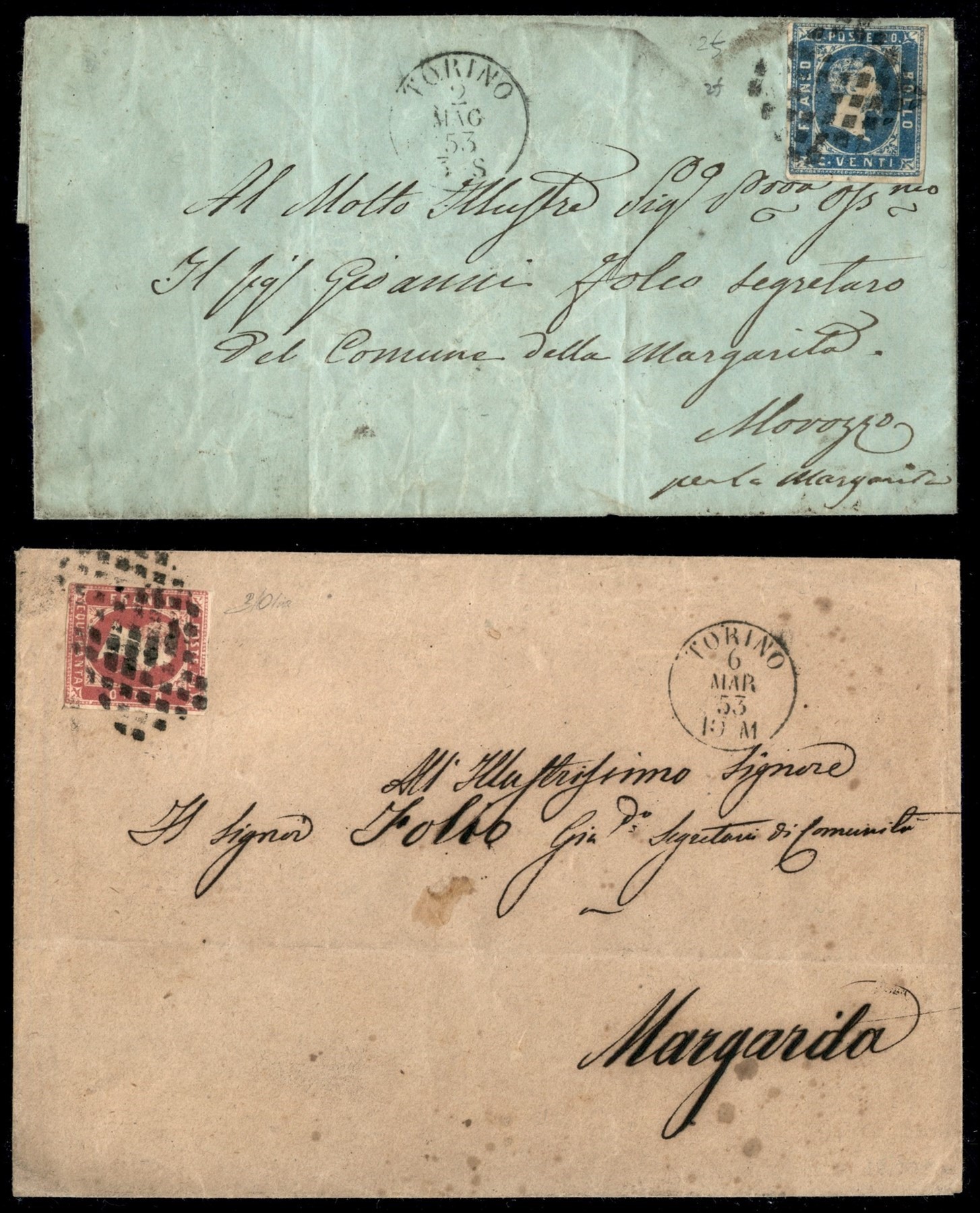 ITALIA / Antichi Stati Italiani / Sardegna / Posta ordinaria