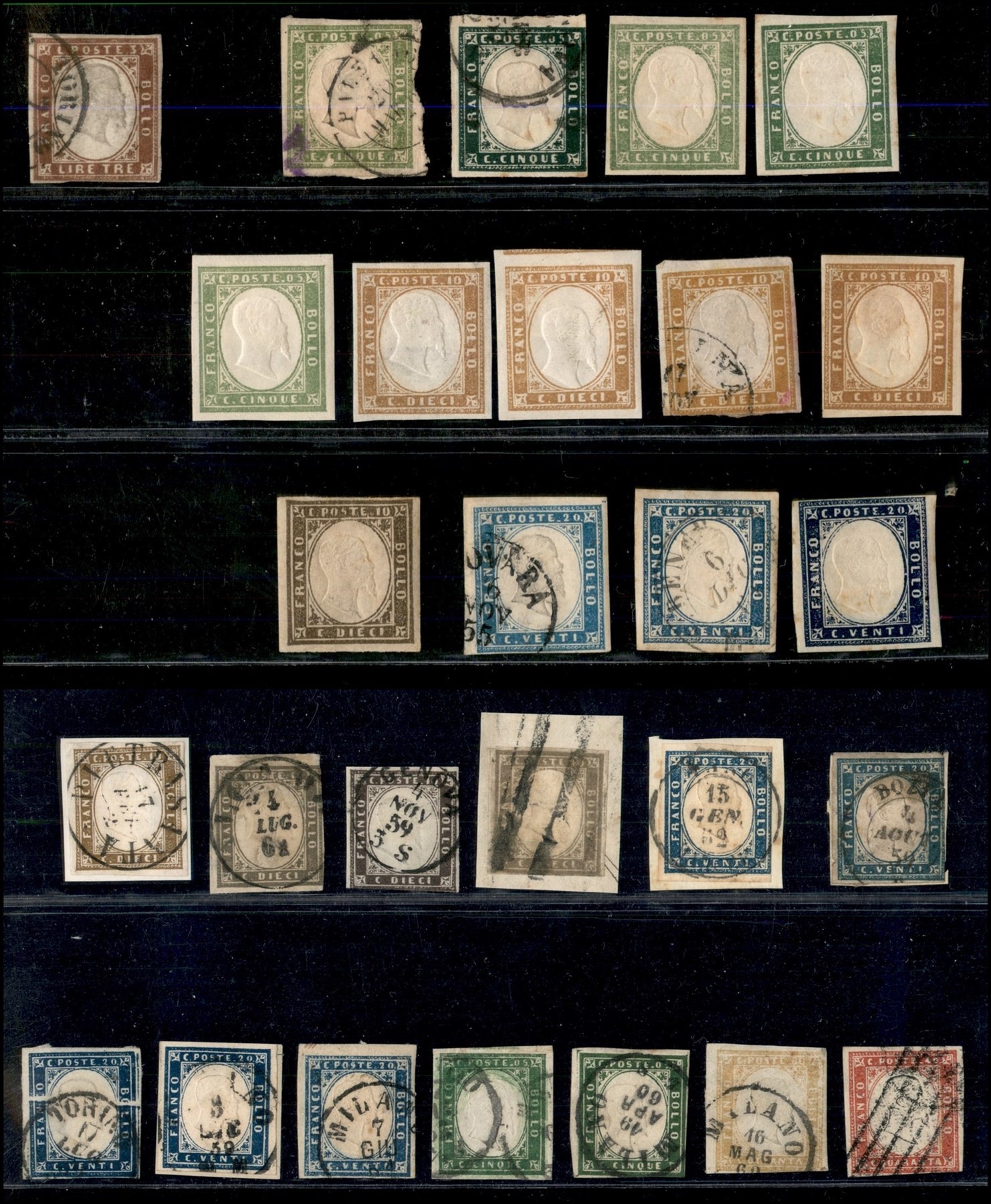 ITALIA / Antichi Stati Italiani / Sardegna / Posta ordinaria