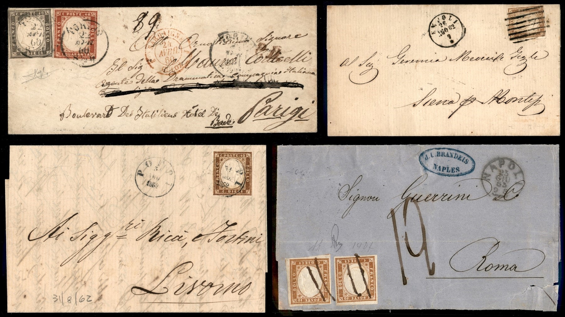 ITALIA / Antichi Stati Italiani / Sardegna / Posta ordinaria