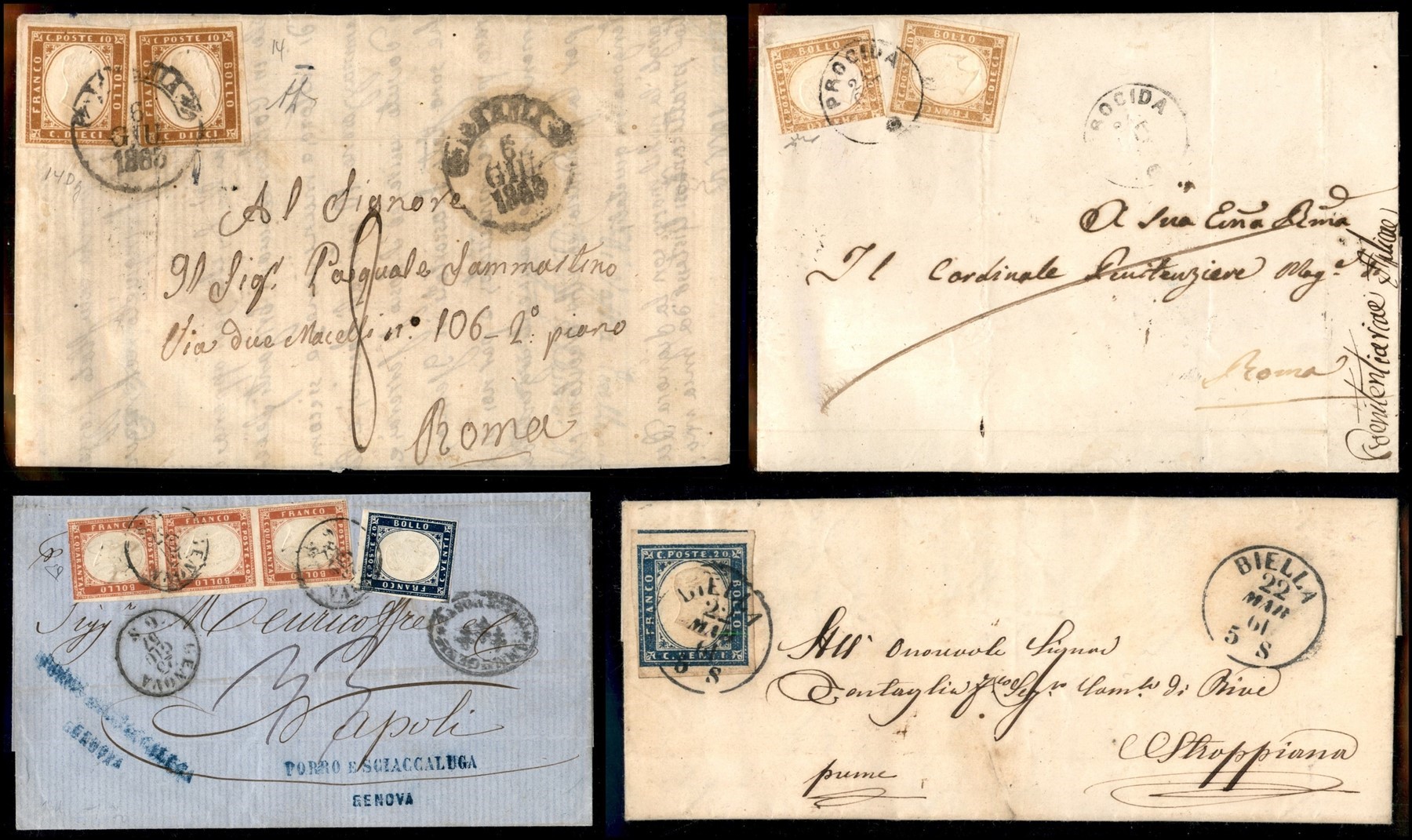 ITALIA / Antichi Stati Italiani / Sardegna / Posta ordinaria