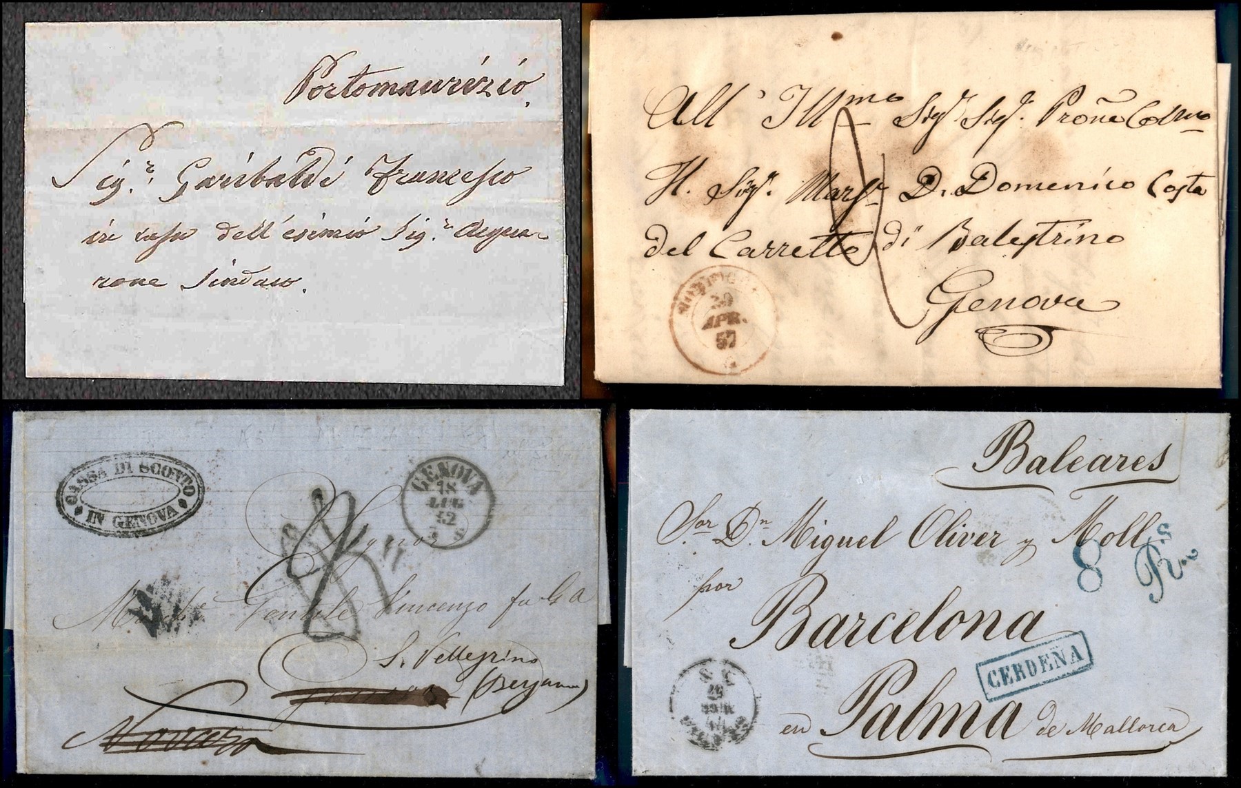 ITALIA / Antichi Stati Italiani / Sardegna / Posta ordinaria