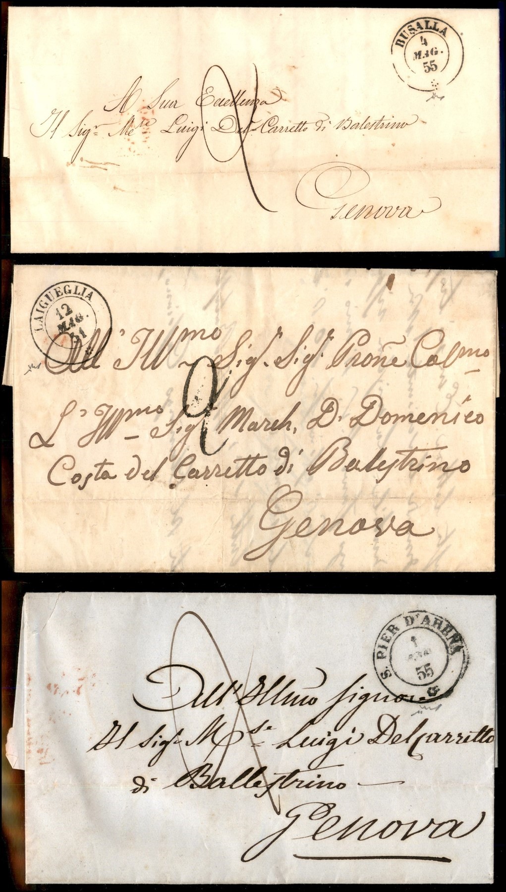 ITALIA / Antichi Stati Italiani / Sardegna / Posta ordinaria