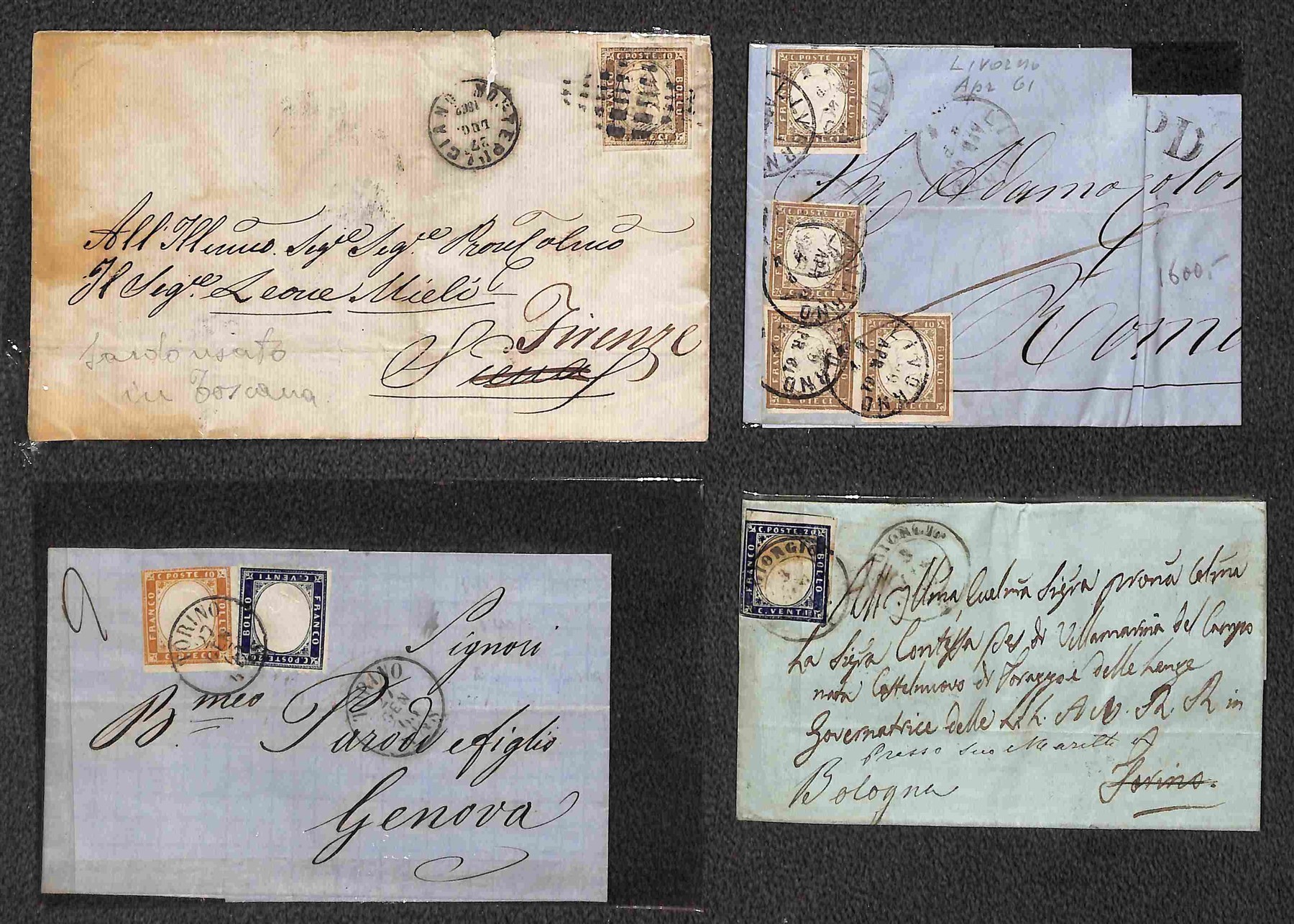 ITALIA / Antichi Stati Italiani / Sardegna / Posta ordinaria