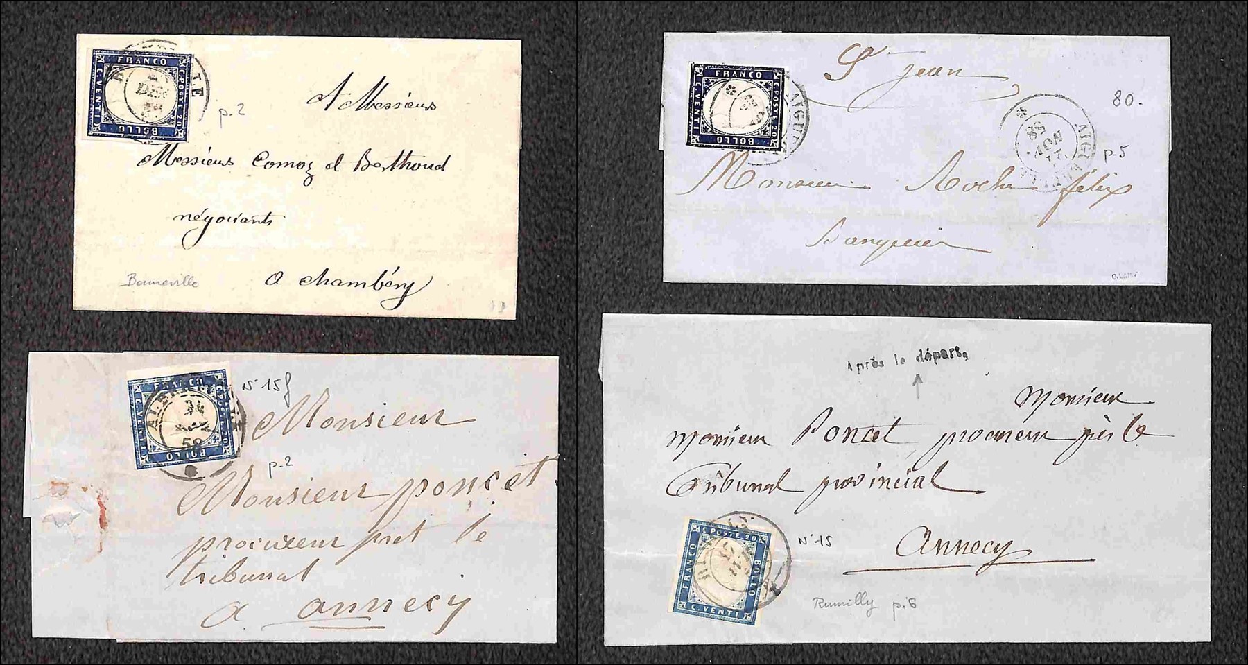 ITALIA / Antichi Stati Italiani / Sardegna / Posta ordinaria