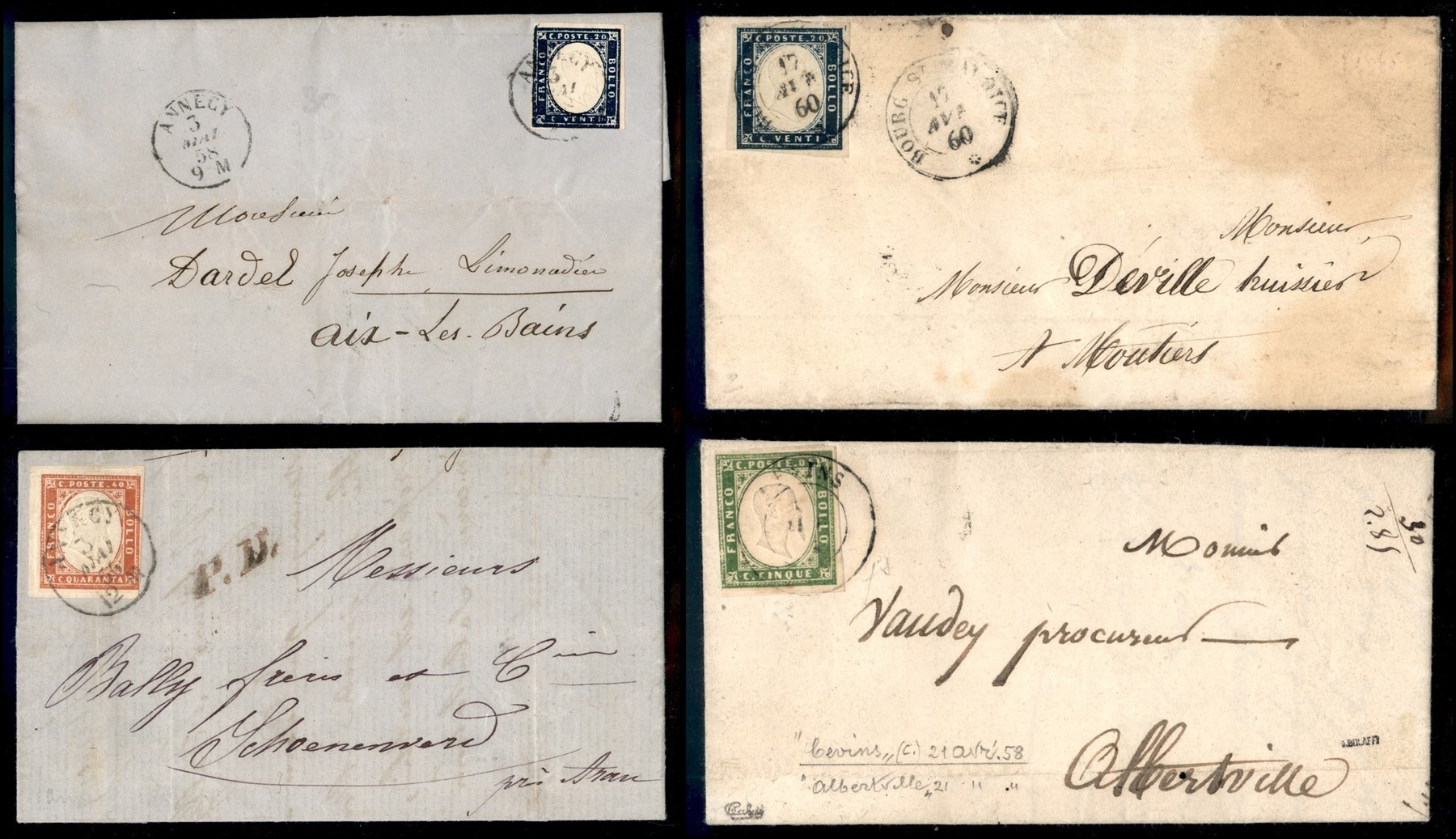 ITALIA / Antichi Stati Italiani / Sardegna / Posta ordinaria