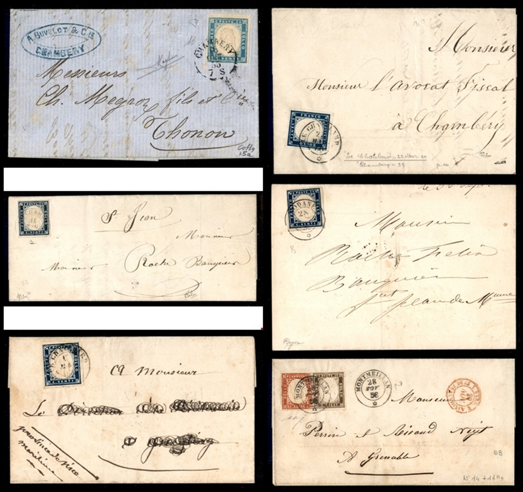 ITALIA / Antichi Stati Italiani / Sardegna / Posta ordinaria