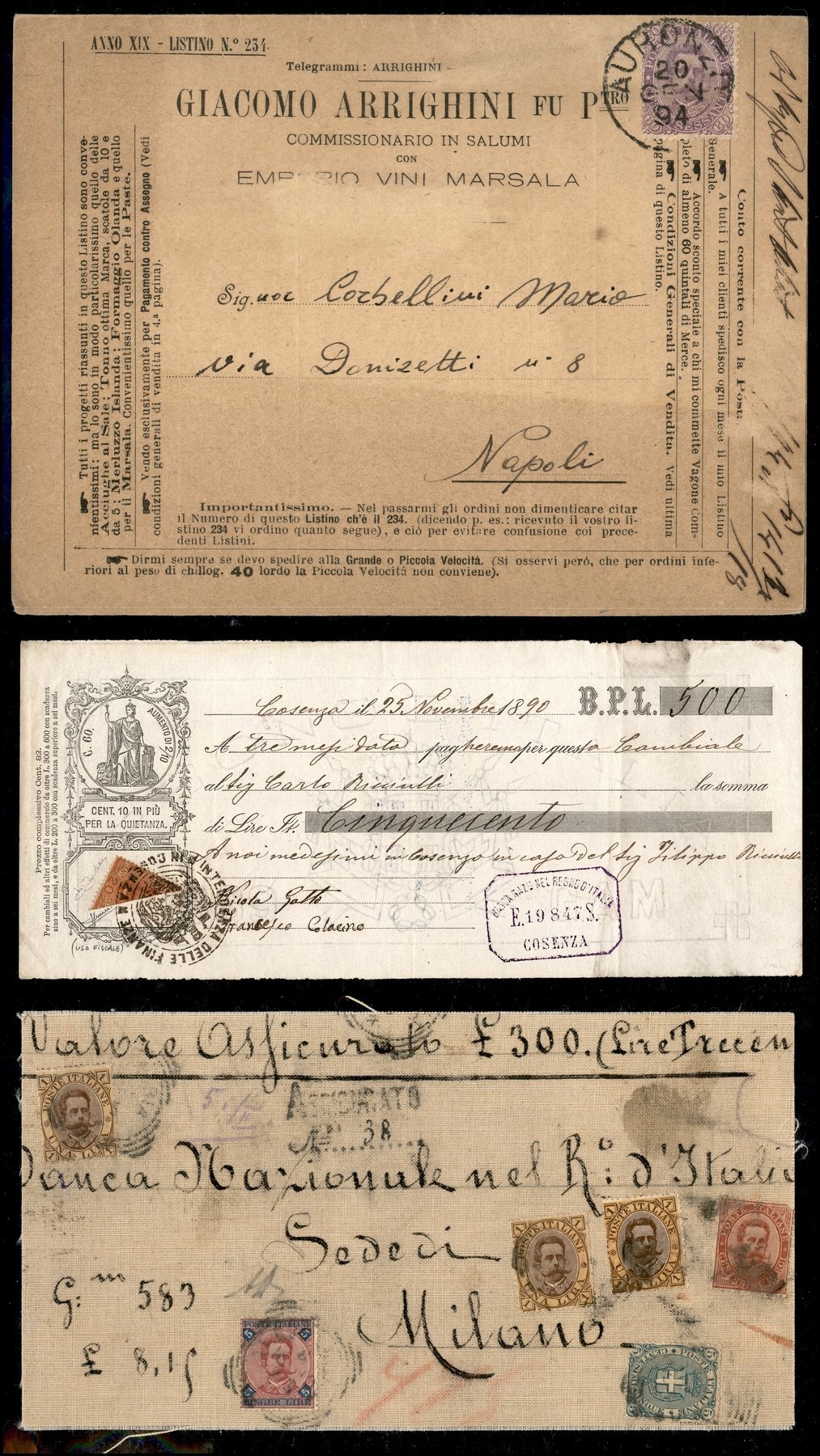 ITALIA / Regno / Posta ordinaria