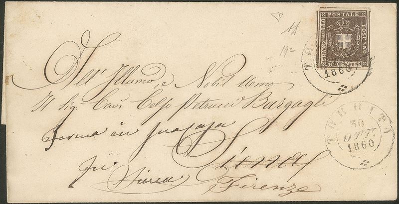 ITALIA / Antichi Stati Italiani / Toscana / Posta ordinaria